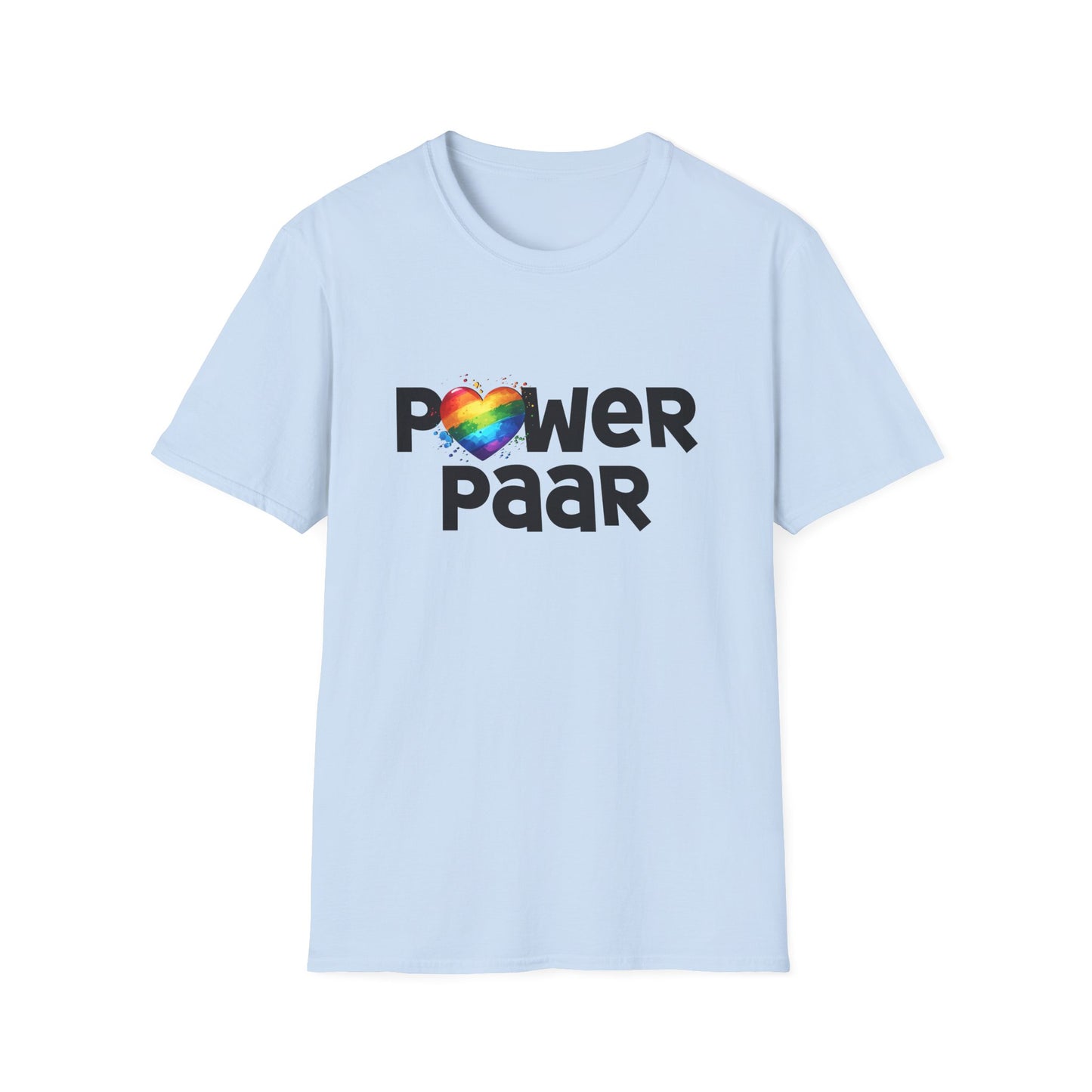 LGBTQ+ Premium T-Shirt "Powerpaar" S-5XL Partnerlook für queere Paare