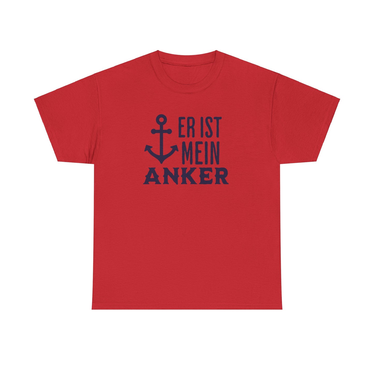 Partnerlook T-Shirt "Er ist mein Anker" S-5XL maritimes Design