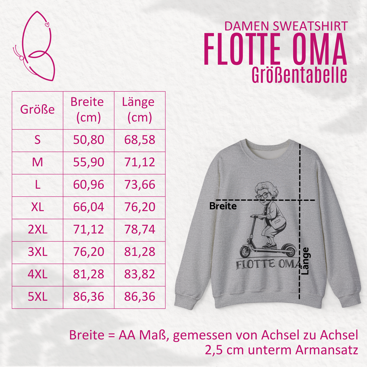 Sweatshirt "flotte Oma" S-5XL