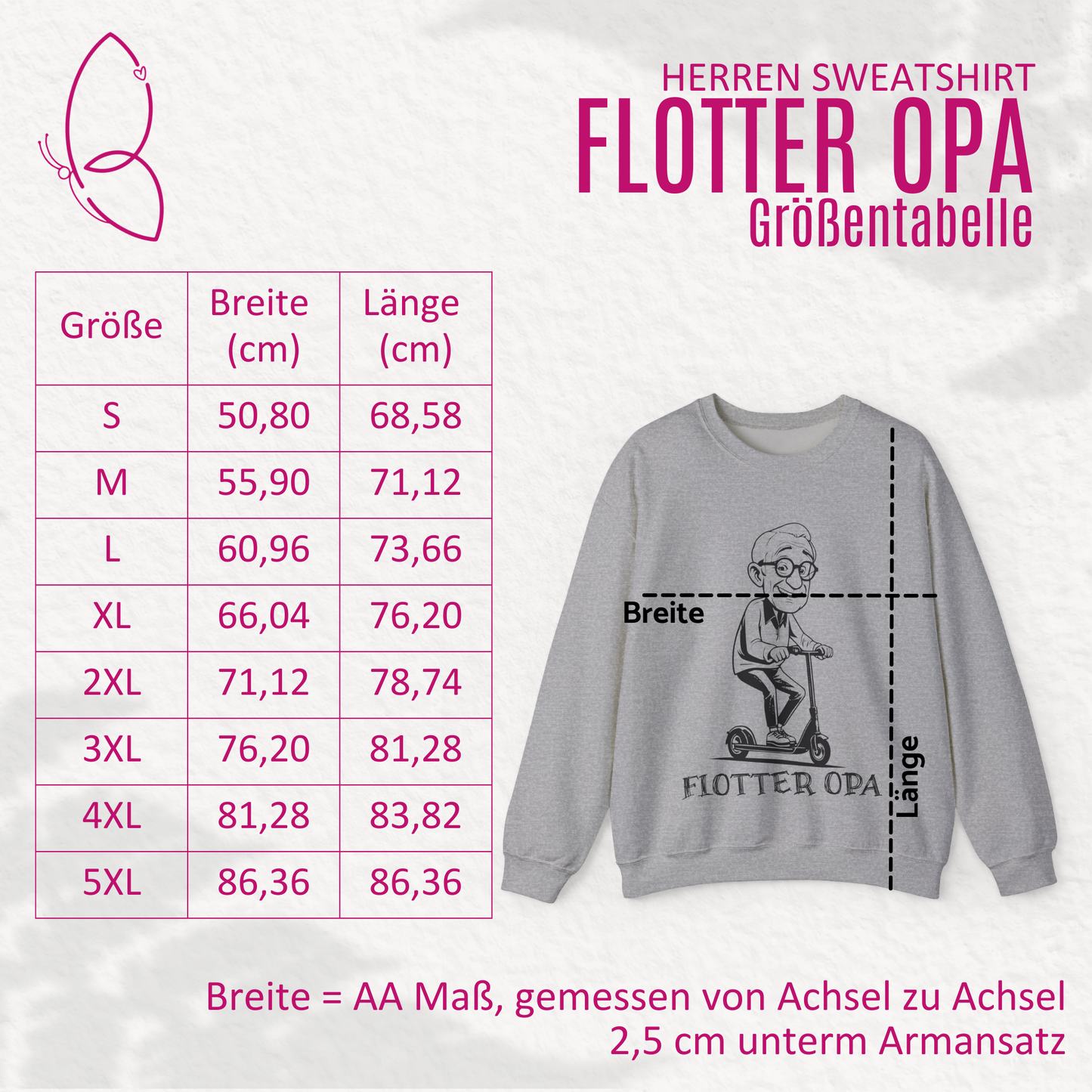 Sweatshirt "flotter Opa" S-5XL