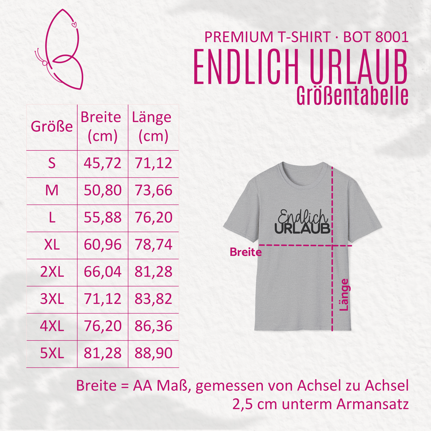 Premium T-Shirt "Endlich Urlaub" S-5XL
