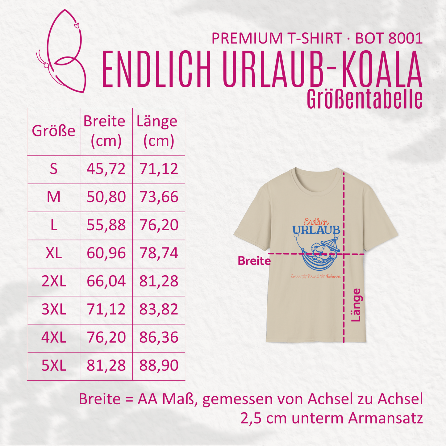 Premium T-Shirt "Endlich Urlaub-Koala" S-5XL