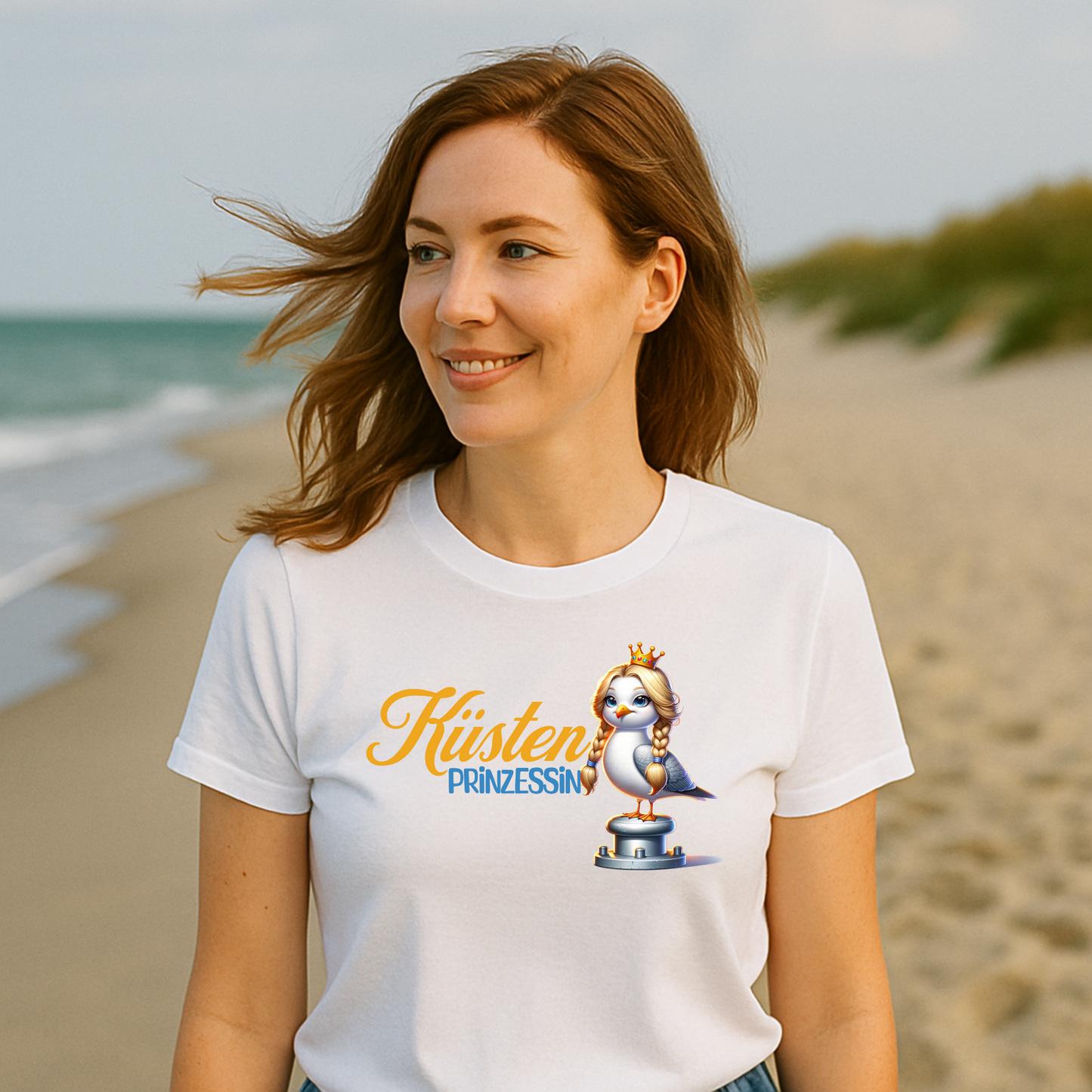 Premium T-Shirt "Küsten Prinzessin" S-5XL