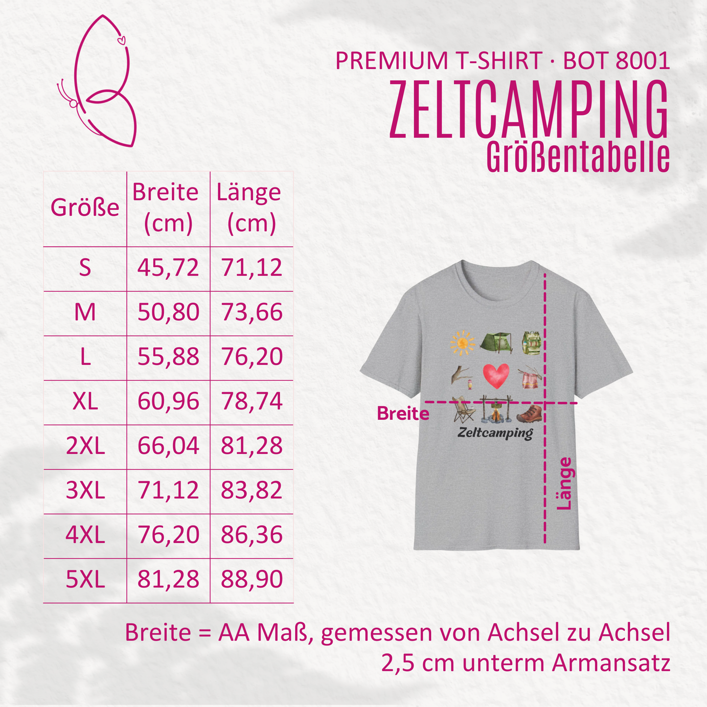 Premium T-Shirt "Zeltcamping" S-5XL