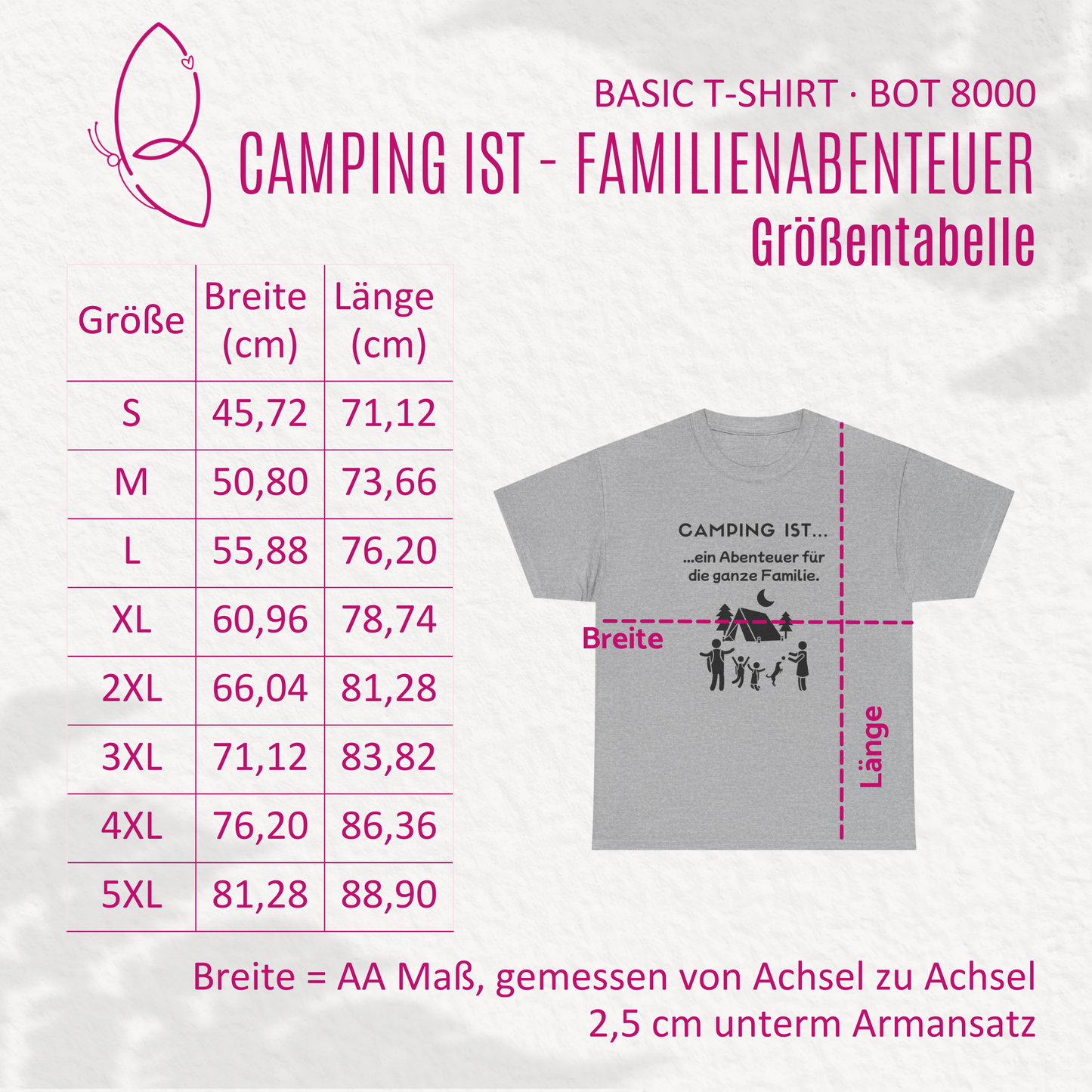 T-Shirt "Camping ist..."- Familienabenteuer S-5XL
