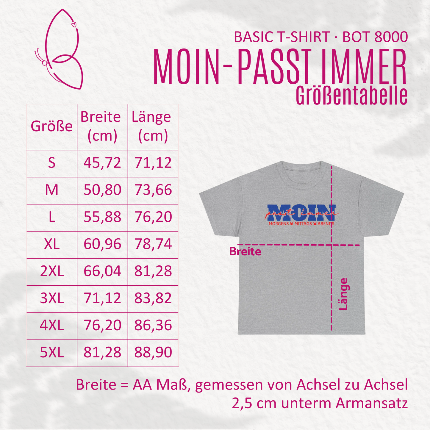 T-Shirt "MOIN-passt immer" S-5XL