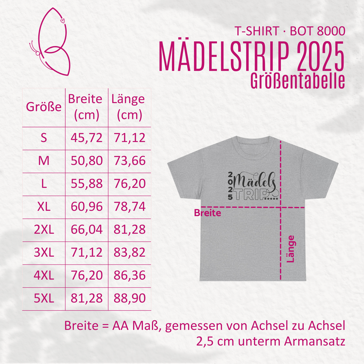 T-Shirt "Mädels Trip 2025" S-5XL