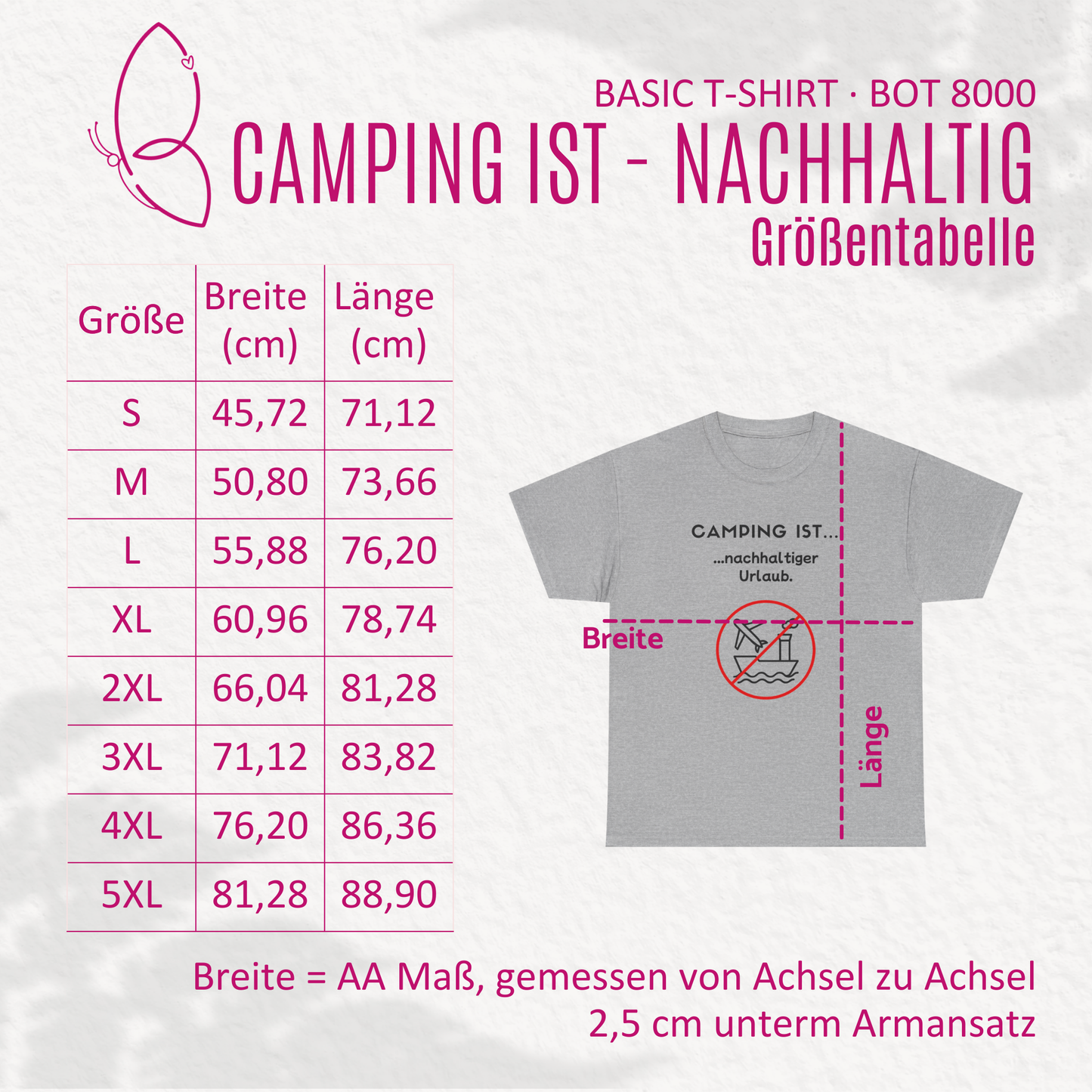 T-Shirt "Camping ist- nachhaltig" S-5XL