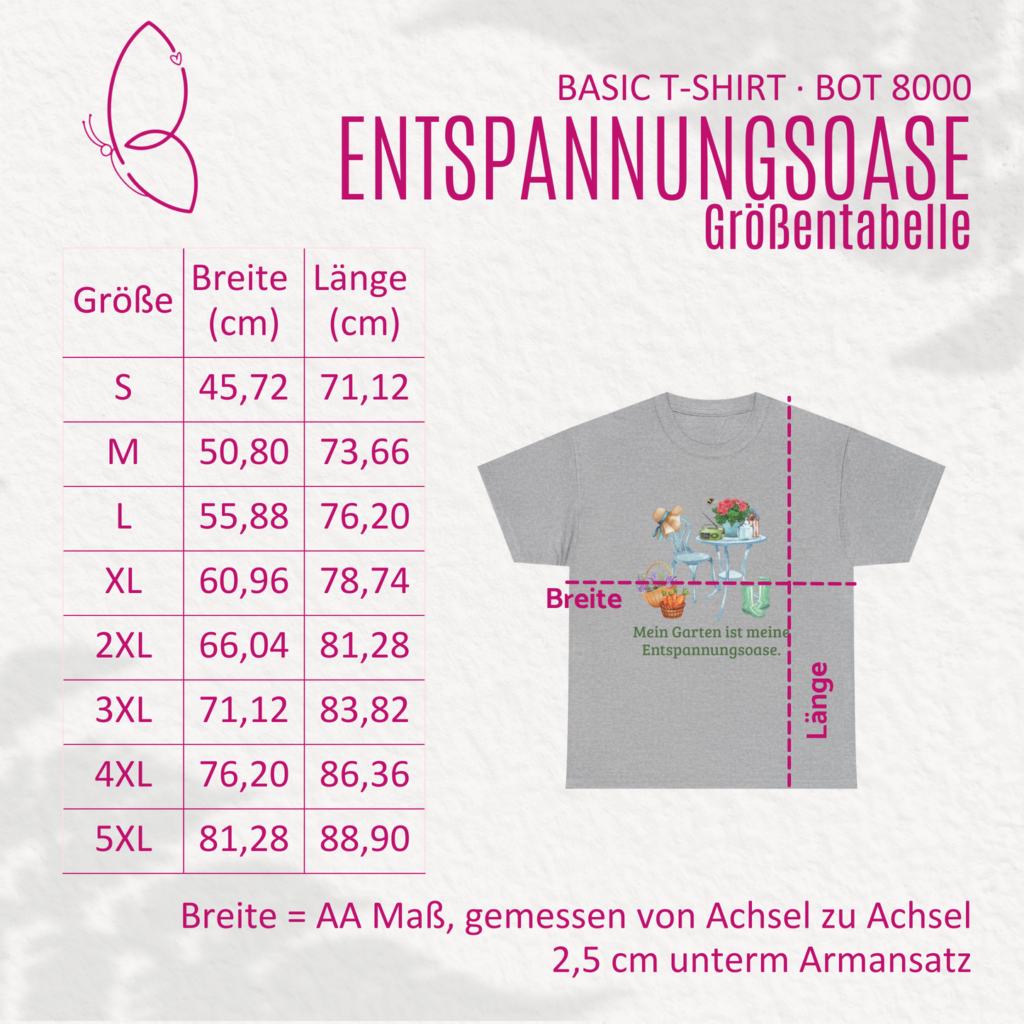 T-Shirt „Entspannungsoase“ S-5XL