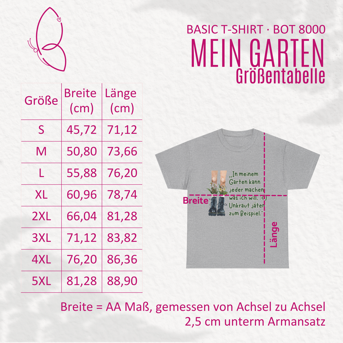 T-Shirt „Mein Garten“ S-5XL