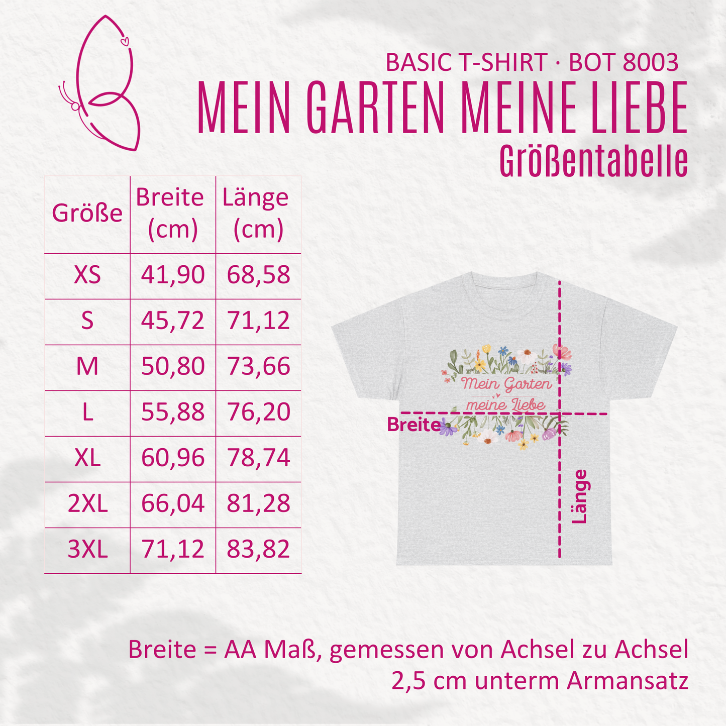 T-Shirt "Wildblumen" S-3XL
