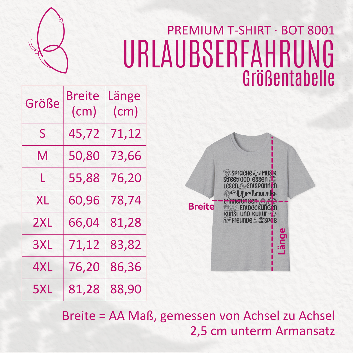 Premium T-Shirt "Urlaubserfahrung" S-5XL