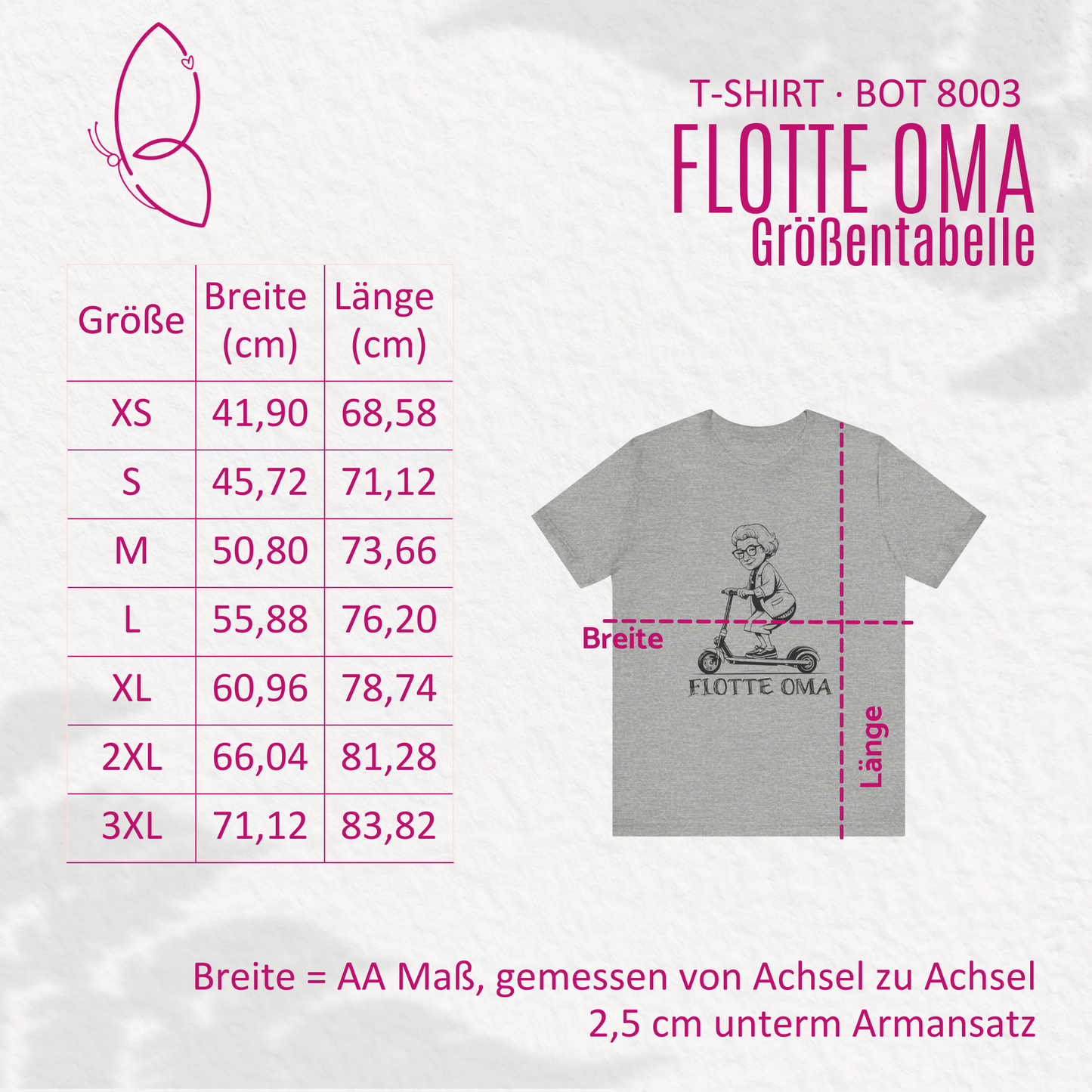 Jersey T-Shirt "Flotte Oma" XS-3XL