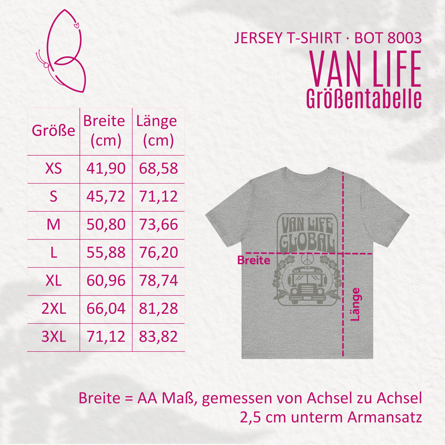 Jersey T-Shirt "Van Life" XS-3XL