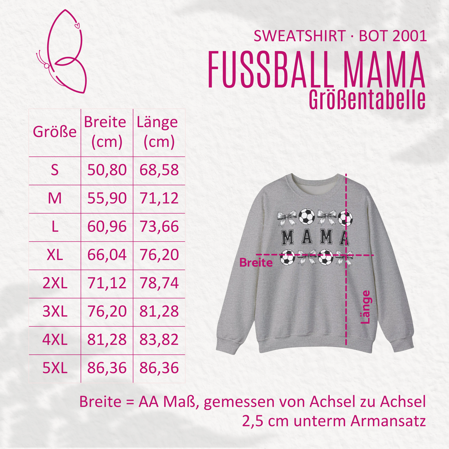 Sweatshirt "Fußball Mama" S-5XL