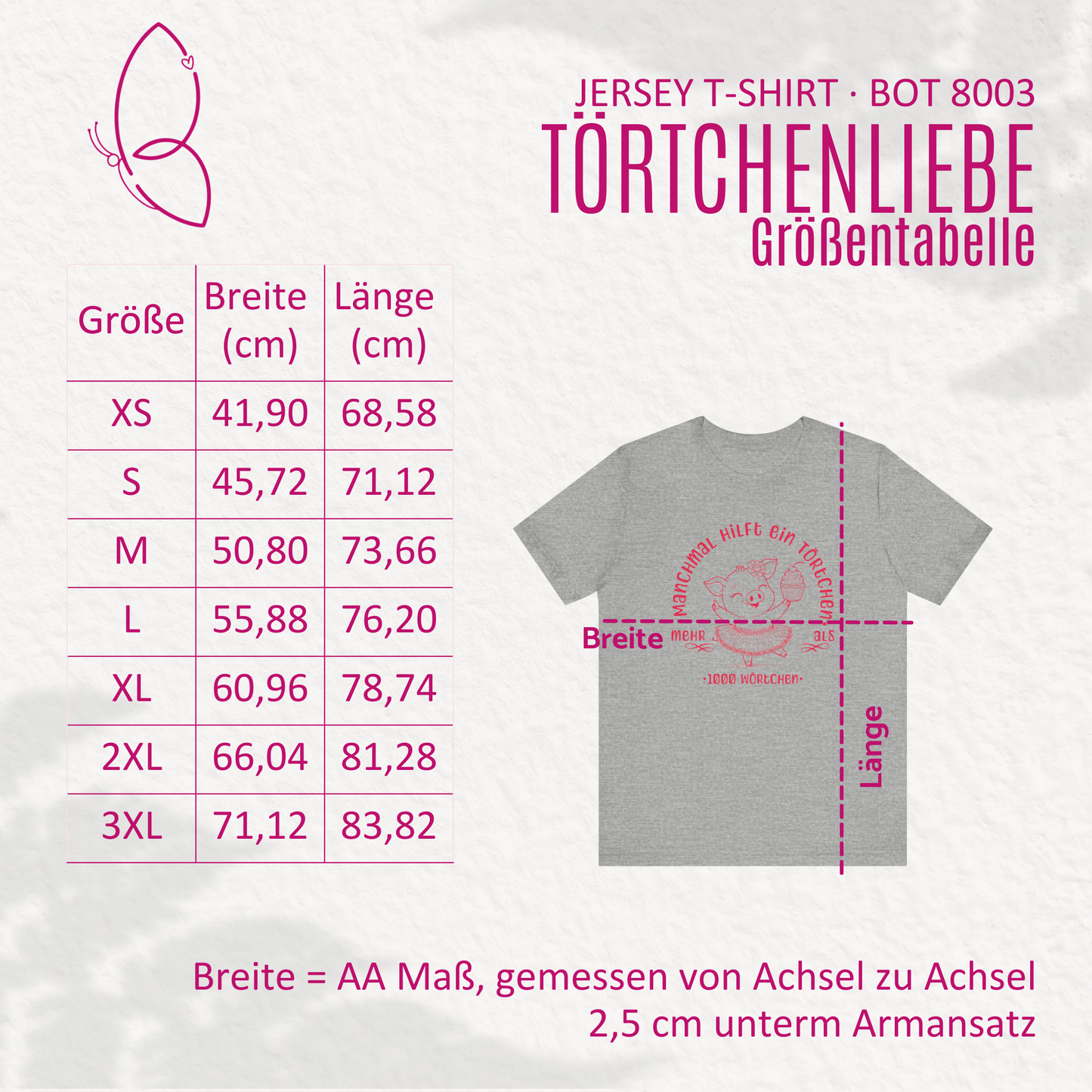 Jersey T-Shirt "Törtchen" S-3XL
