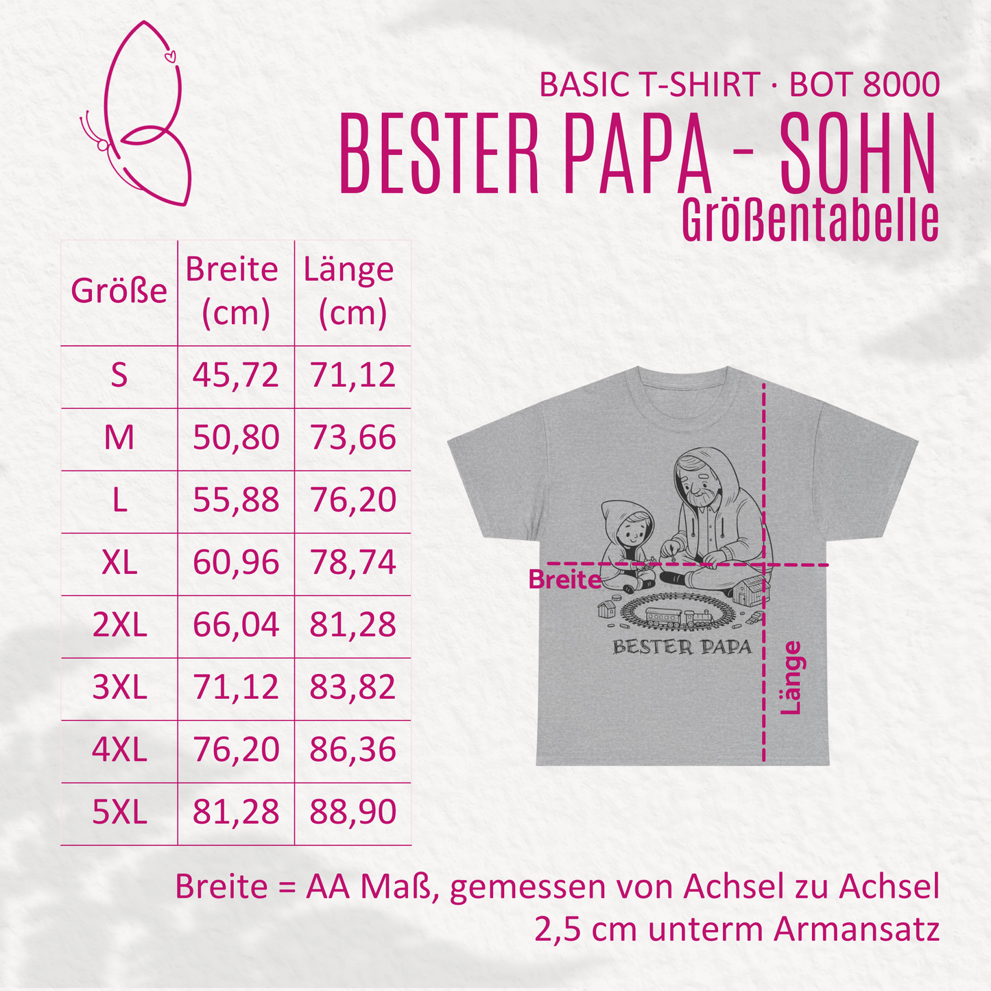 T-Shirt "Bester Papa-Sohn" S-5XL