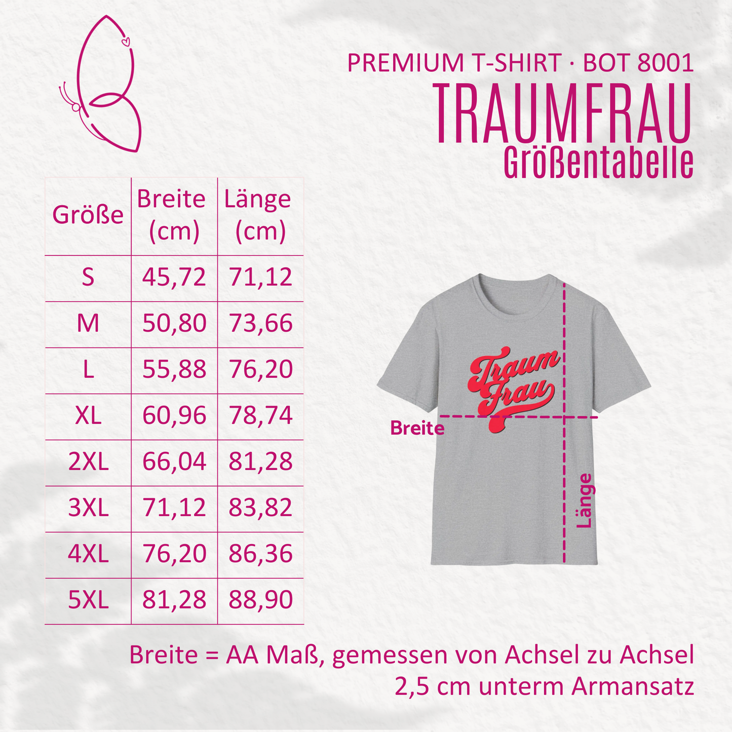 Premium T-Shirt "Traumfrau" S-2XL