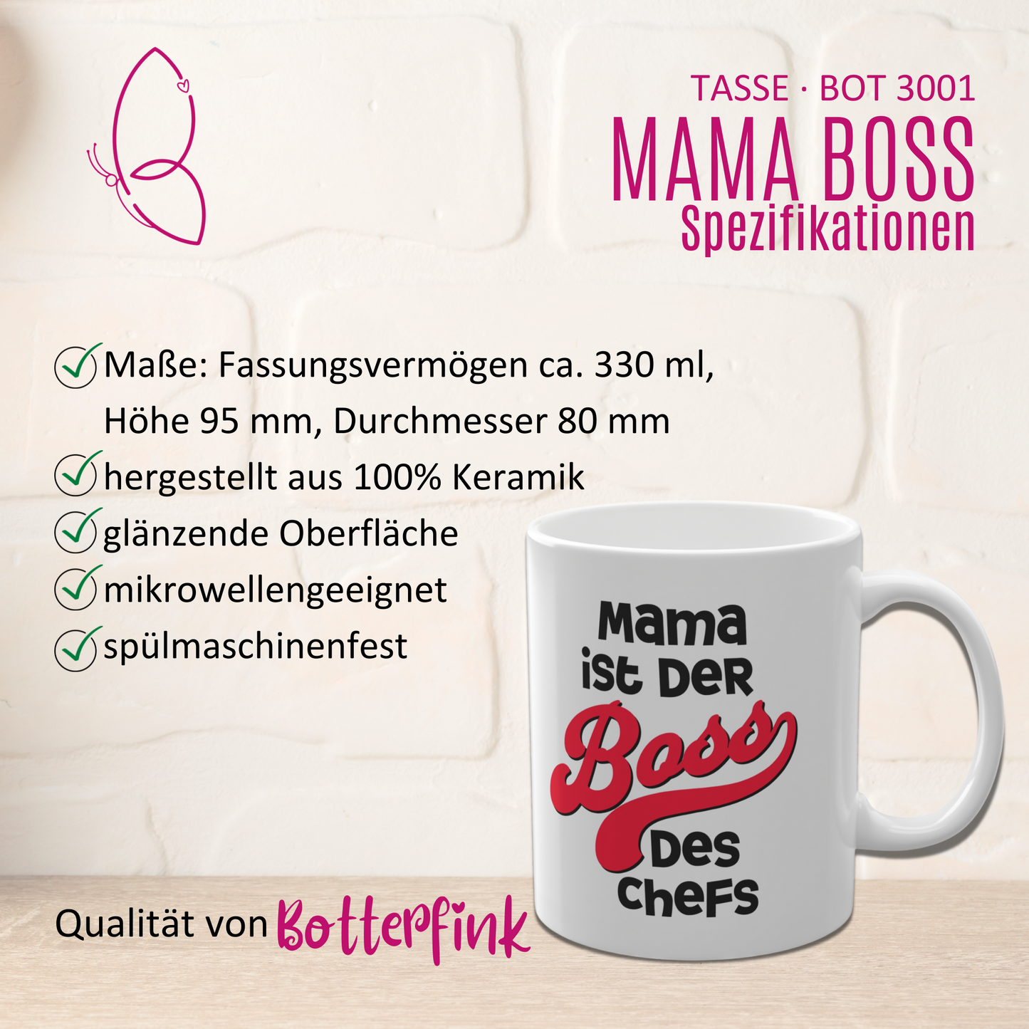 Tasse "Mama Boss"