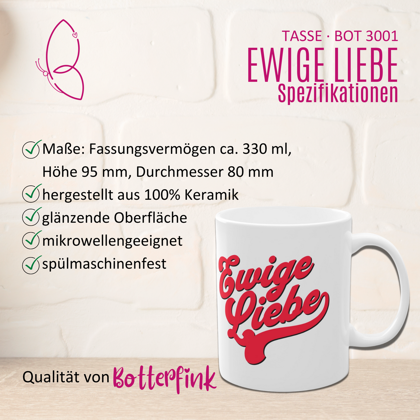 Tasse "Ewige Liebe"