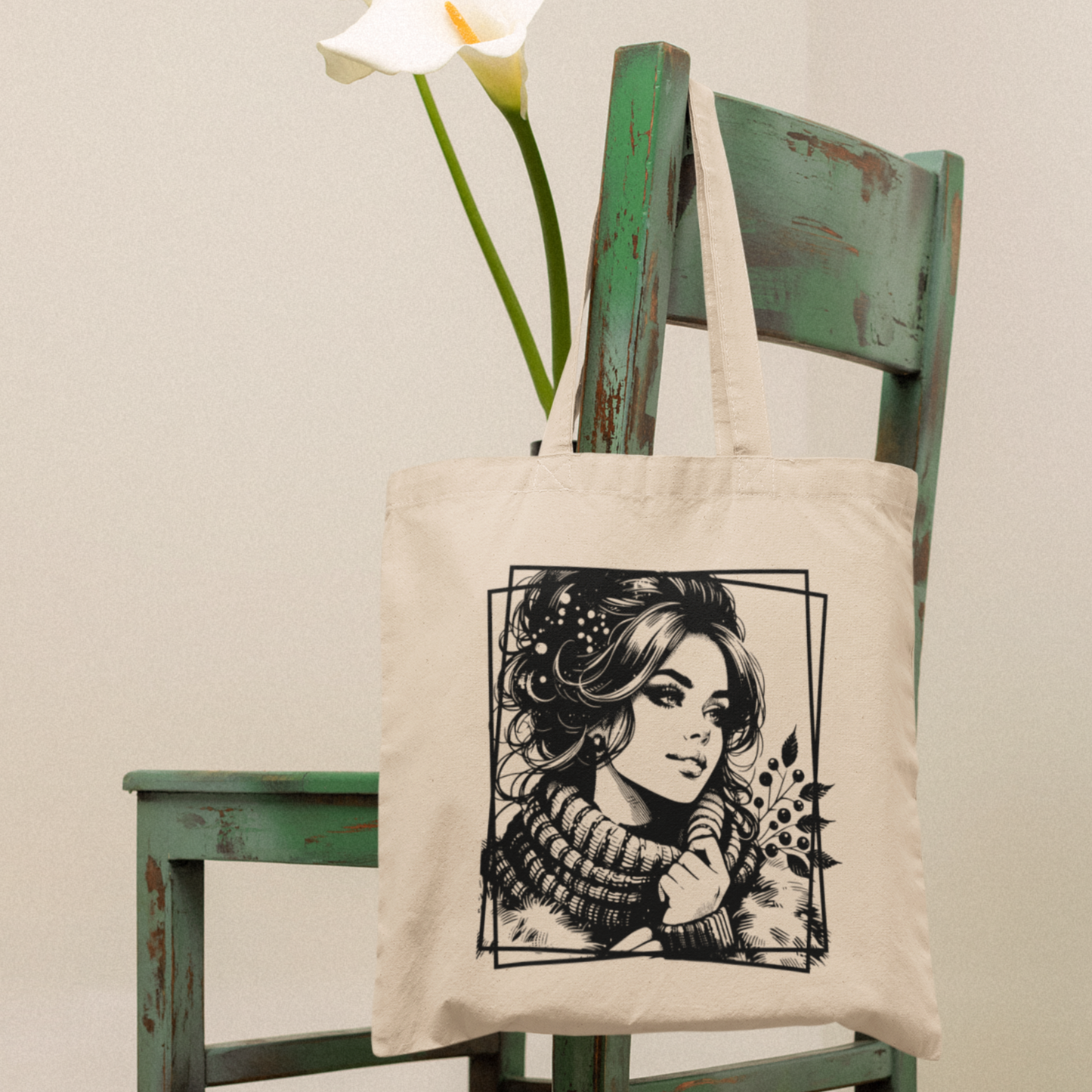 Tragetasche "Träumerei" aus 100% Baumwolle