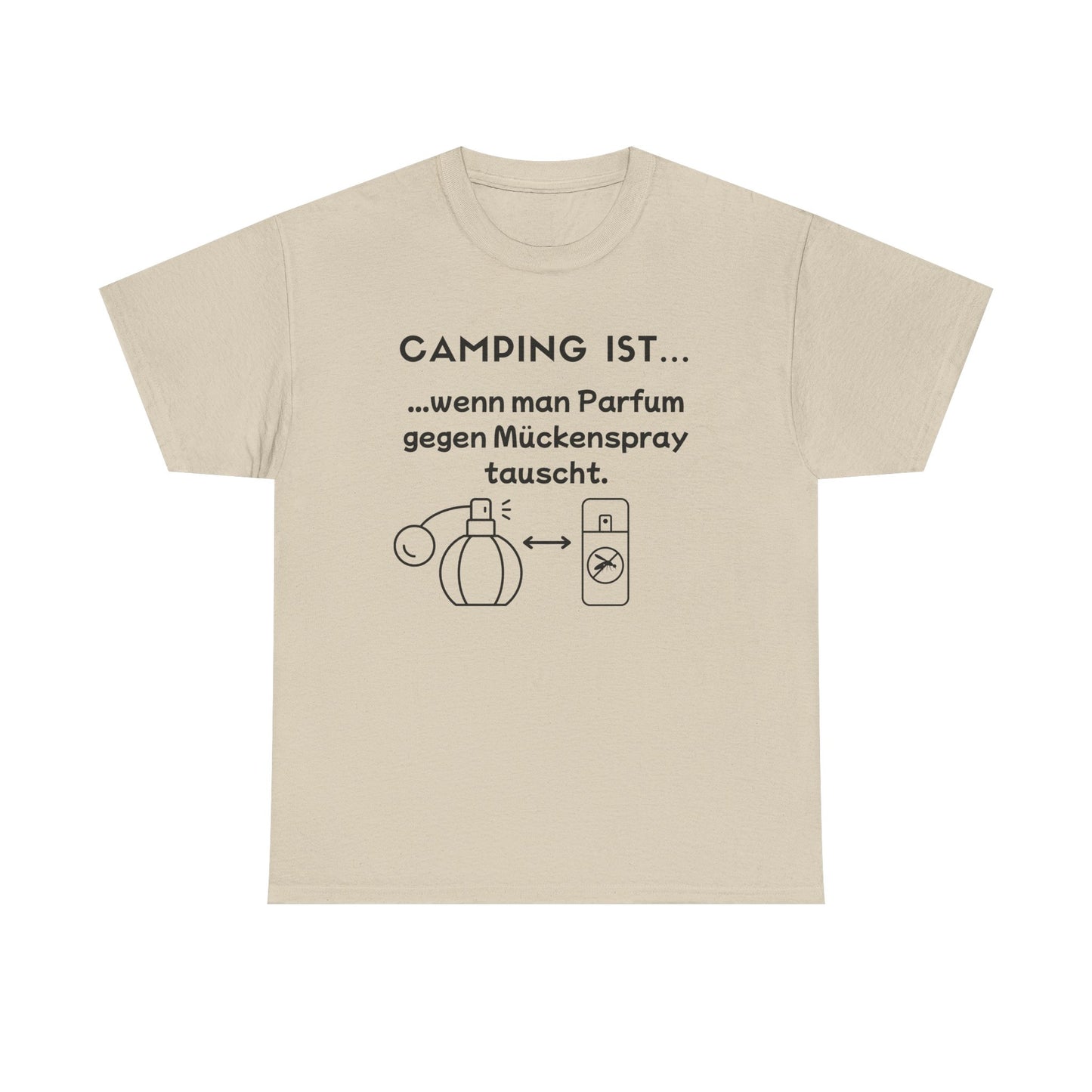 T-Shirt "Camping ist..."- Parfum S-5XL