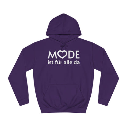 Hoodie "Mode ist für alle da" XS-5XL