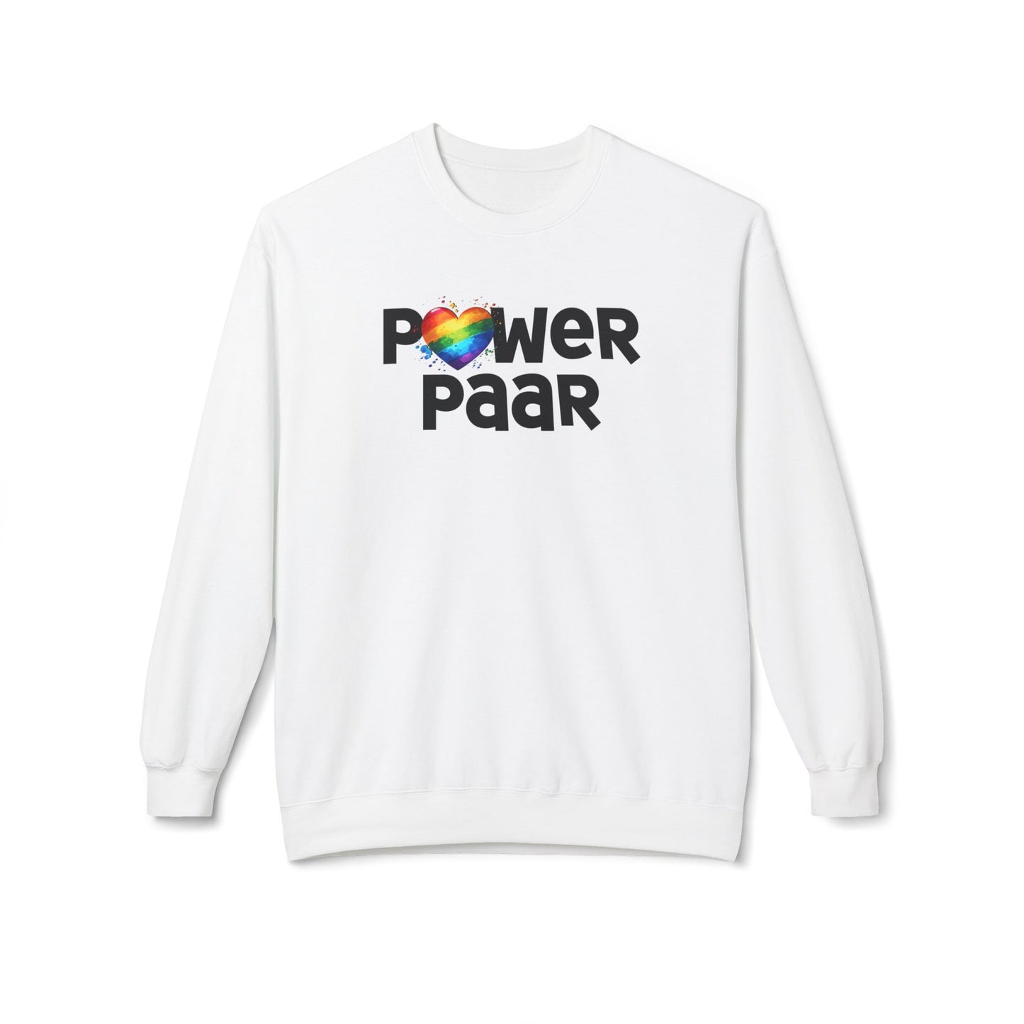 LGBTQ+ Sweatshirt "Power Paar" S-4XL Partnerlook für queere Paare