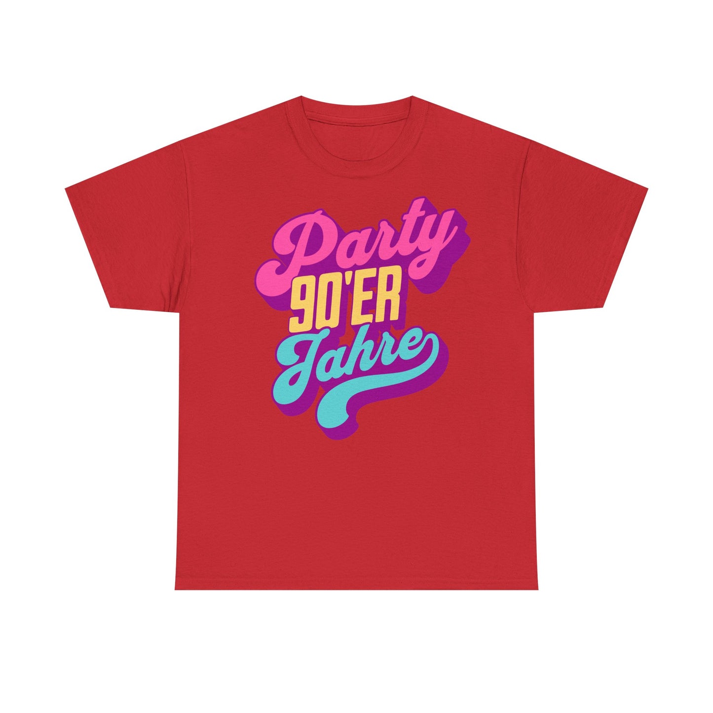 T-Shirt "Party 90er Jahre" S-5XL Retro Look
