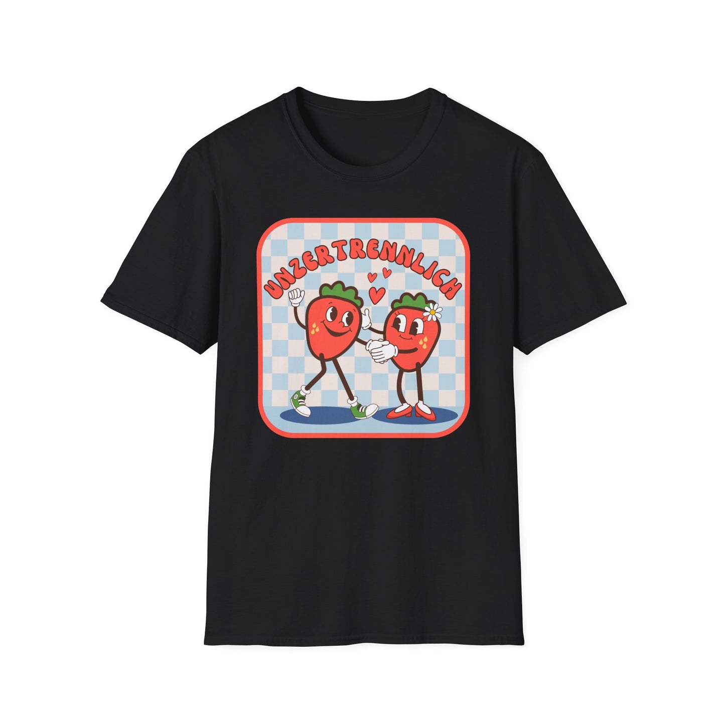 Premium T-Shirt "Retro Erdbeeren" S-4XL