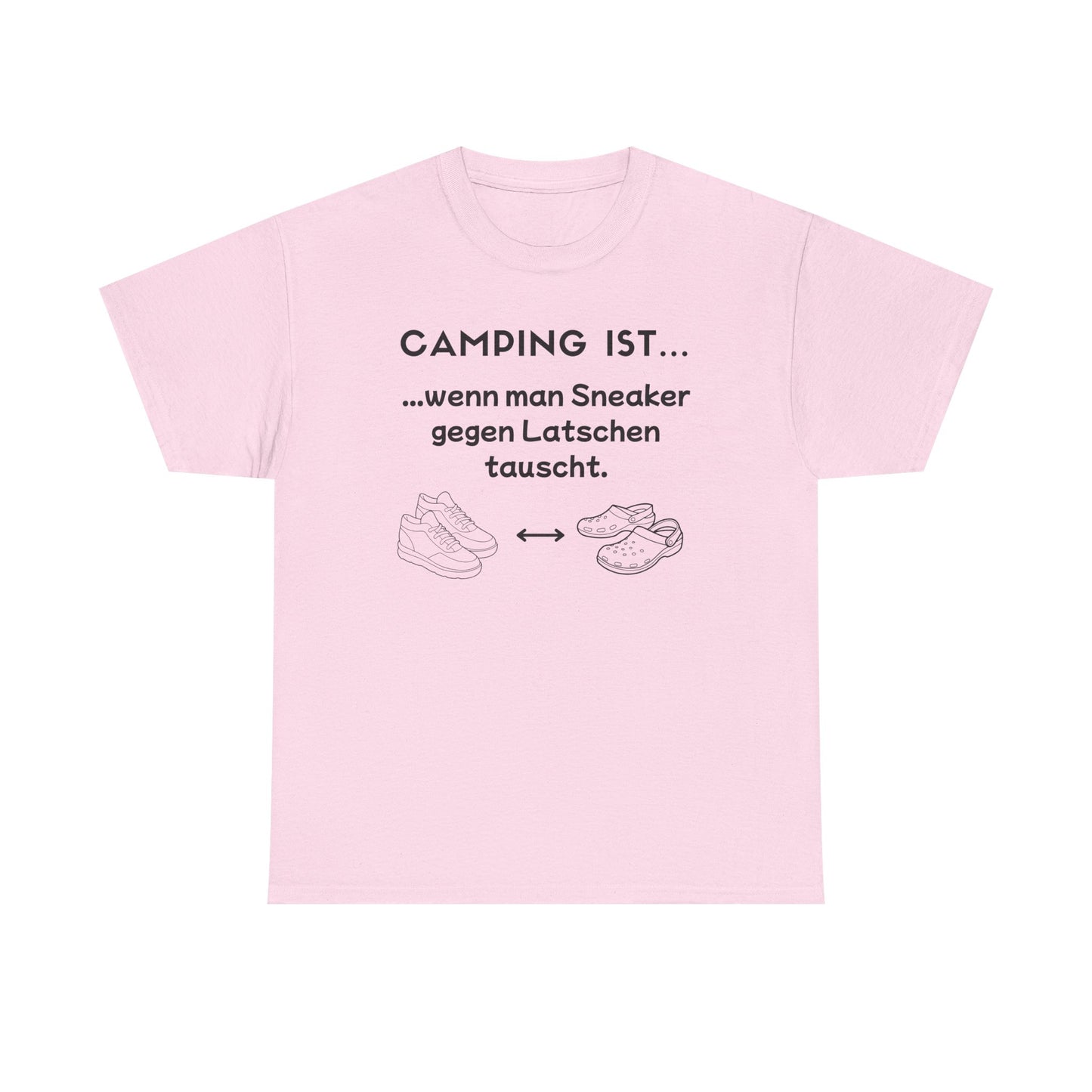T-Shirt "Camping ist..."- Sneaker S-5XL