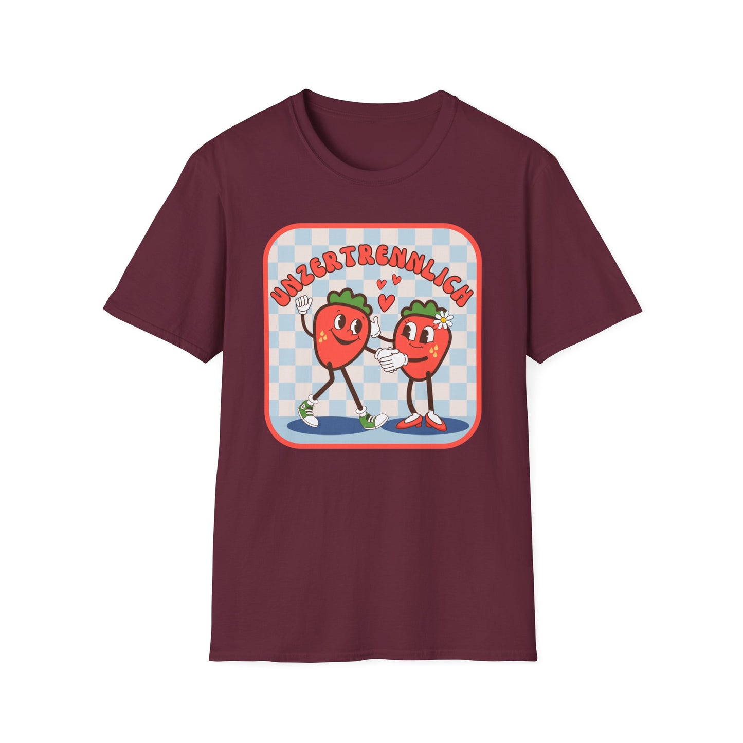 Premium T-Shirt "Retro Erdbeeren" S-4XL