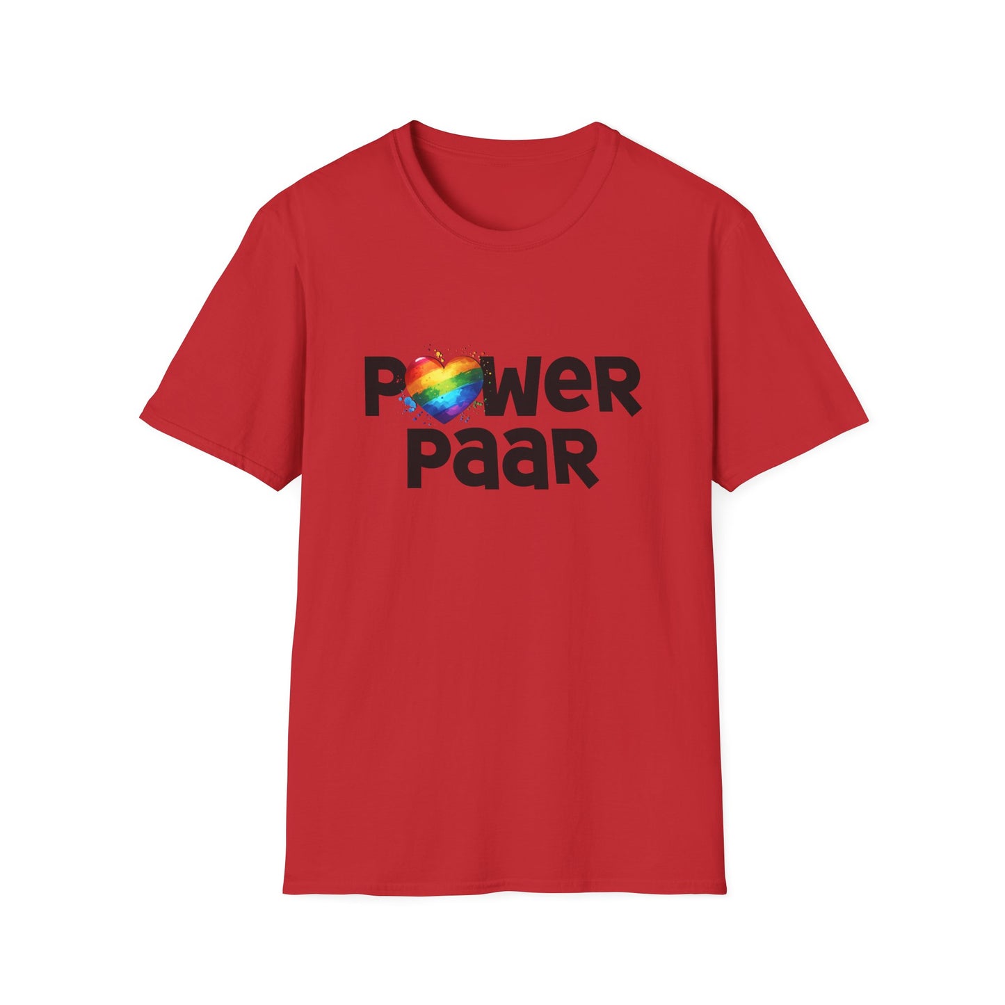 LGBTQ+ Premium T-Shirt "Powerpaar" S-5XL Partnerlook für queere Paare