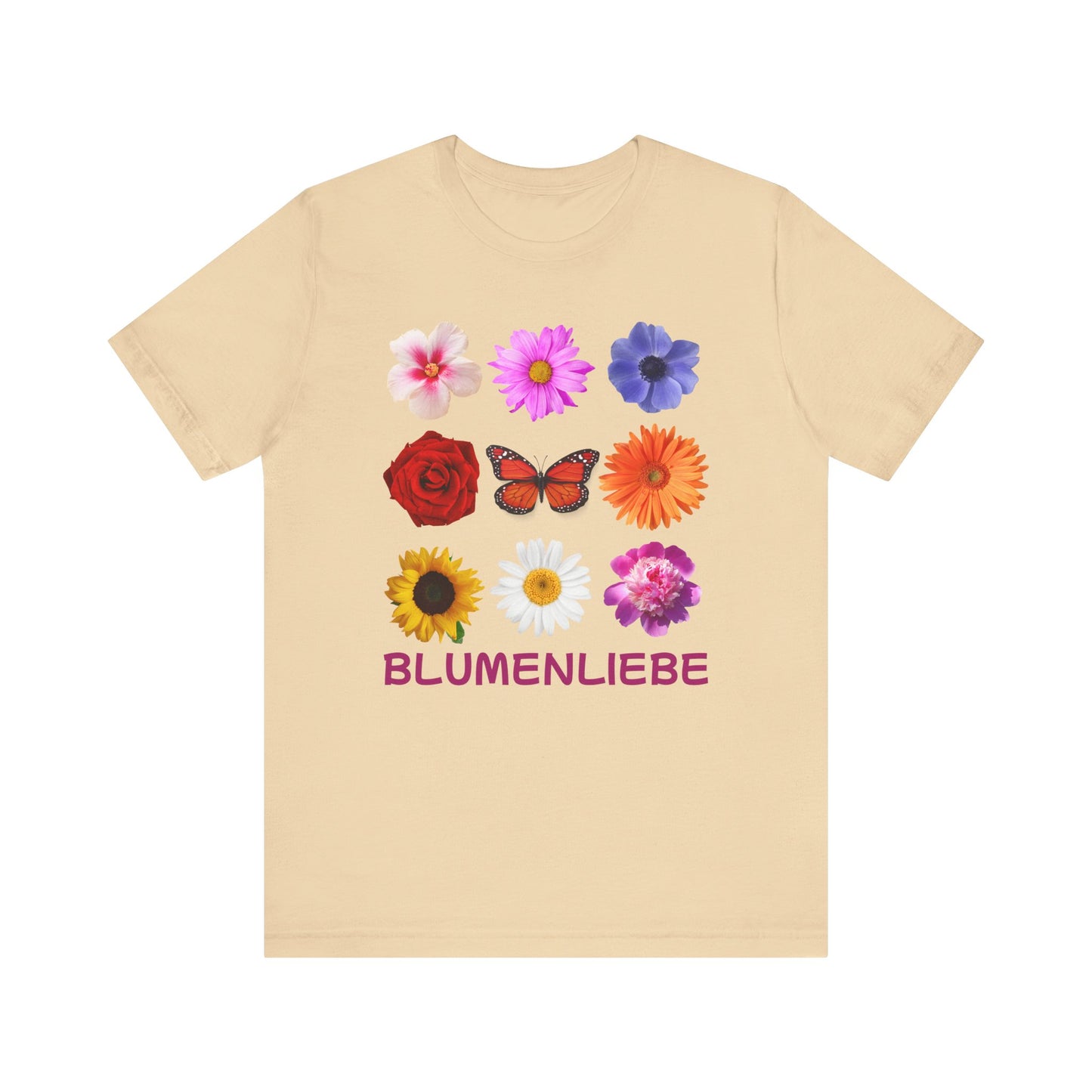 Jersey T-Shirt  „Blumenliebe“ – XS-2XL