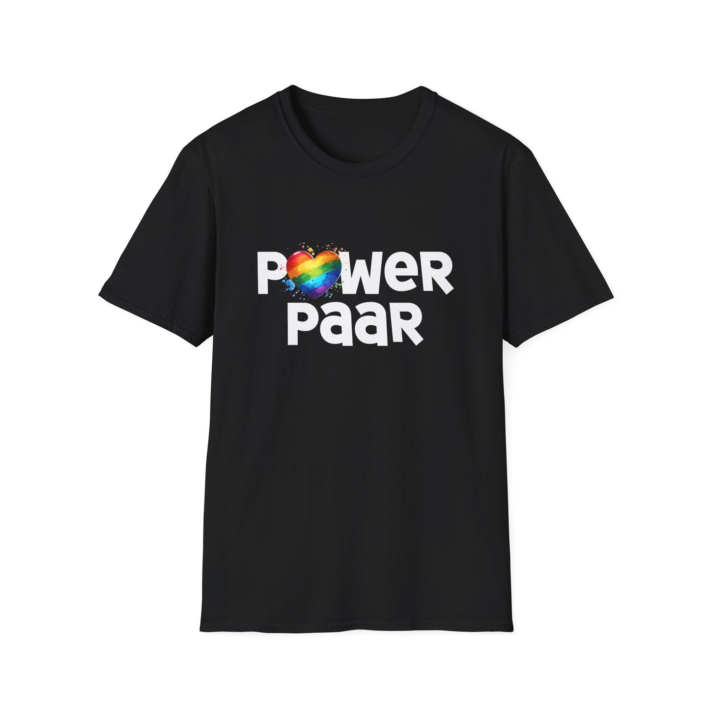 LGBTQ+ Premium T-Shirt "Powerpaar" S-5XL Partnerlook für queere Paare