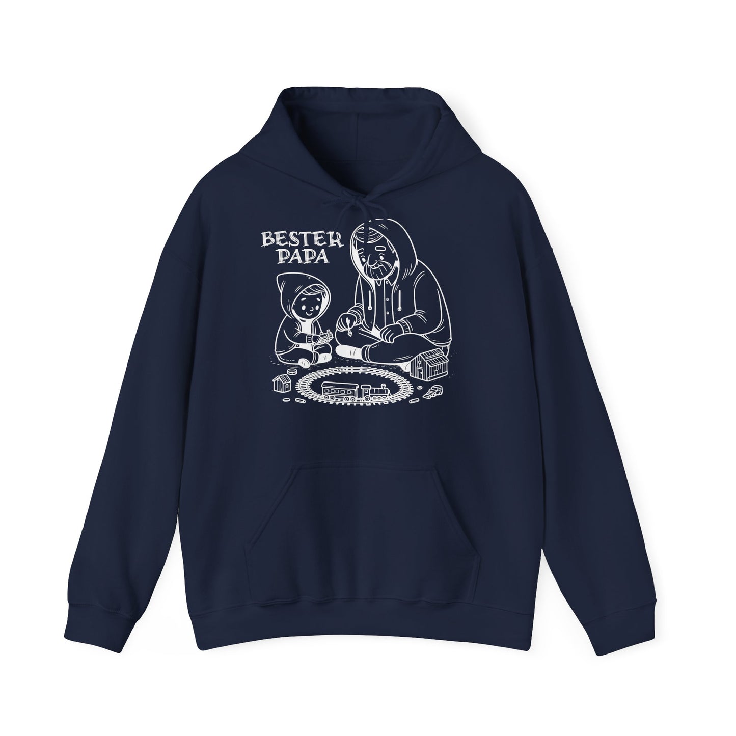 Hoodie "Bester Papa - Sohn" S-5XL für Jungs-Papa zum Vatertag
