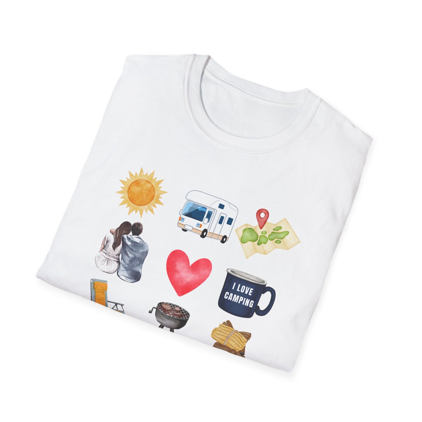 Premium T-Shirt "Campingliebe" bis 5XL