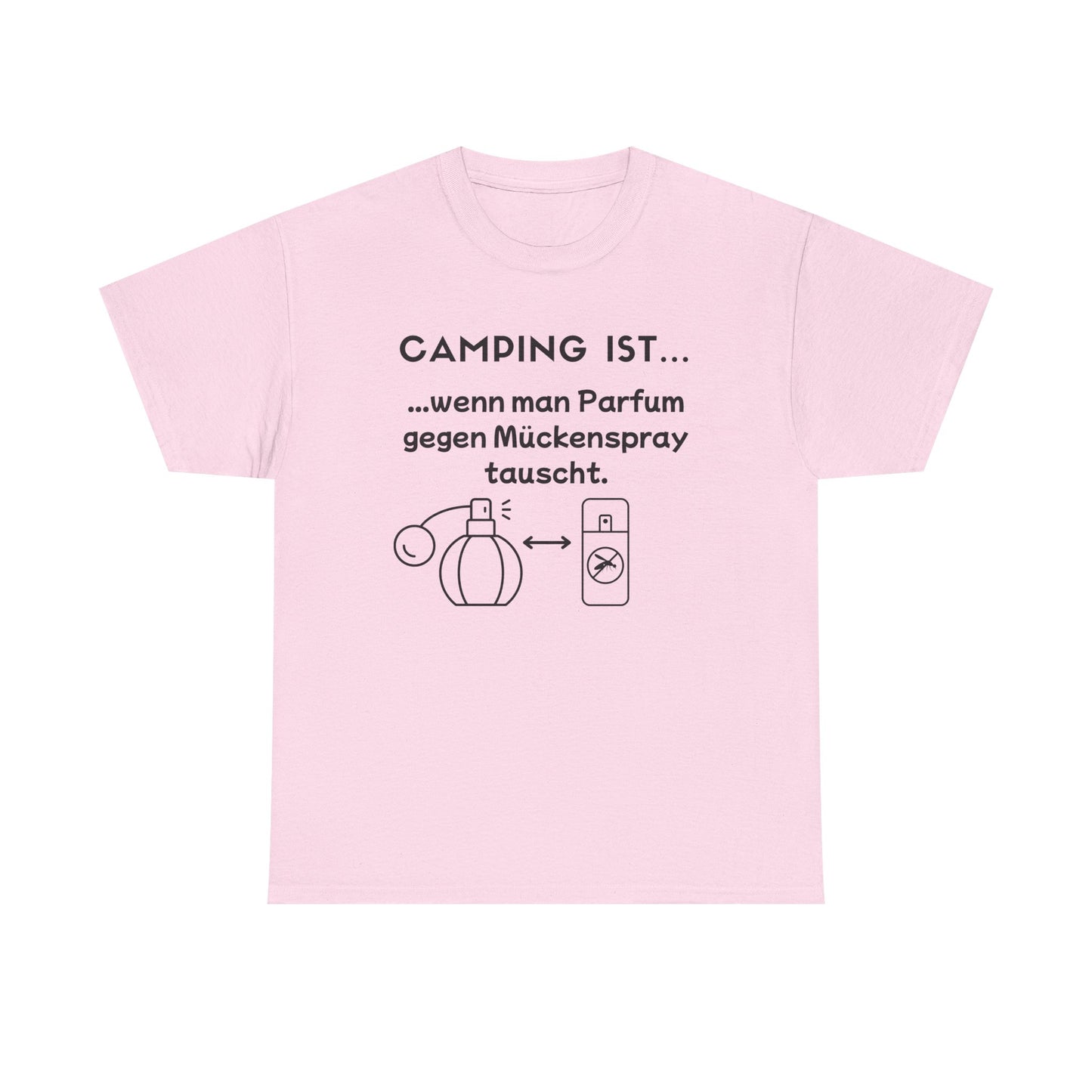 T-Shirt "Camping ist..."- Parfum S-5XL