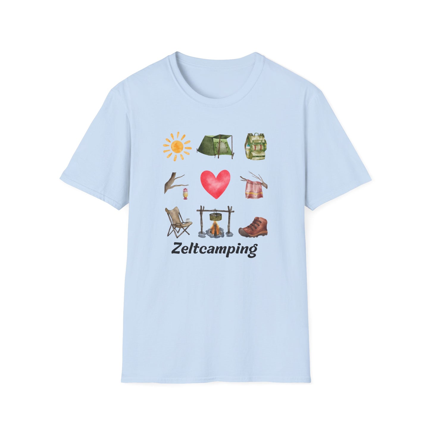 Premium T-Shirt "Zeltcamping" S-5XL