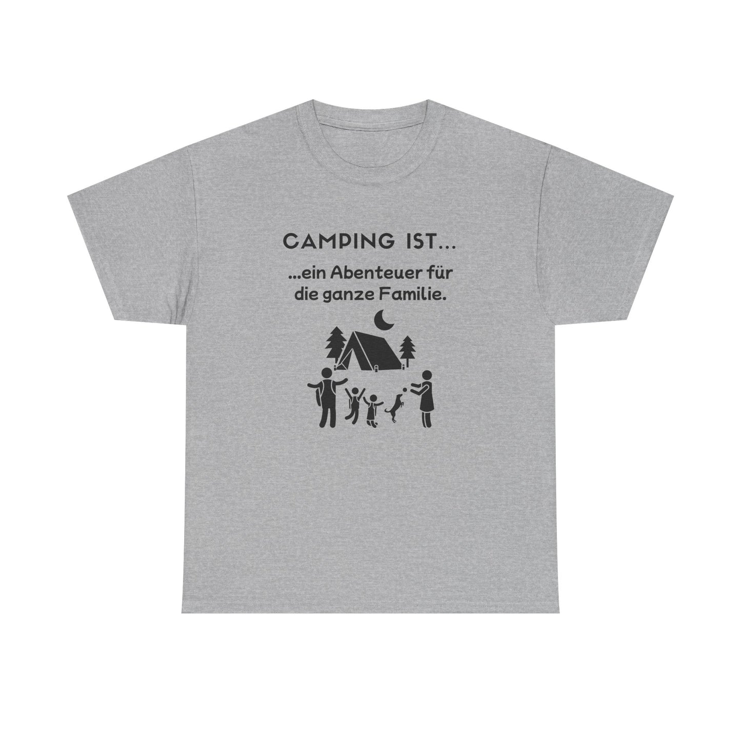 T-Shirt "Camping ist..."- Familienabenteuer S-5XL