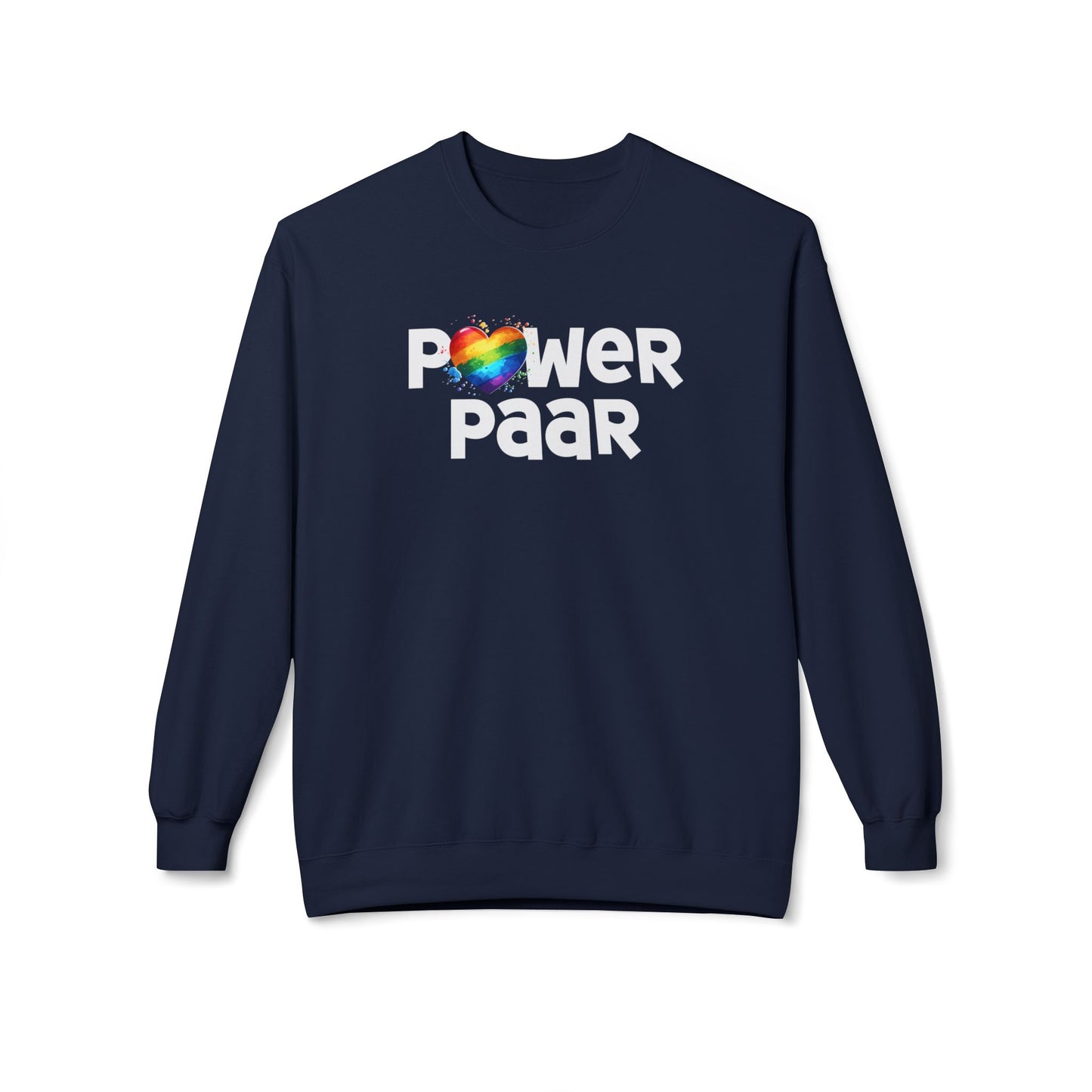 LGBTQ+ Sweatshirt "Power Paar" S-4XL Partnerlook für queere Paare