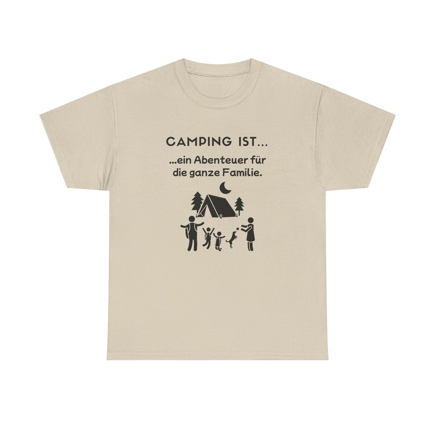 T-Shirt "Camping ist..."- Familienabenteuer S-5XL