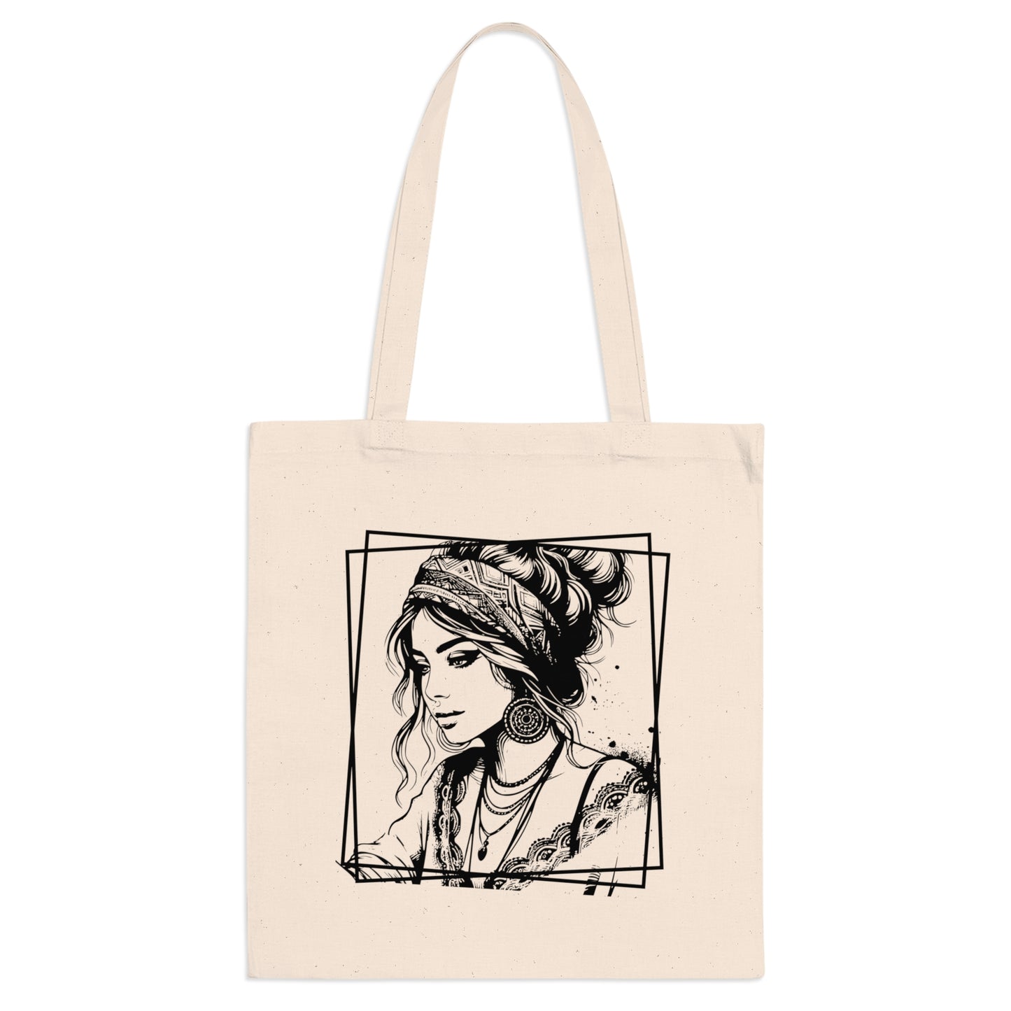 Tragetasche "Boheme" aus 100% Baumwolle