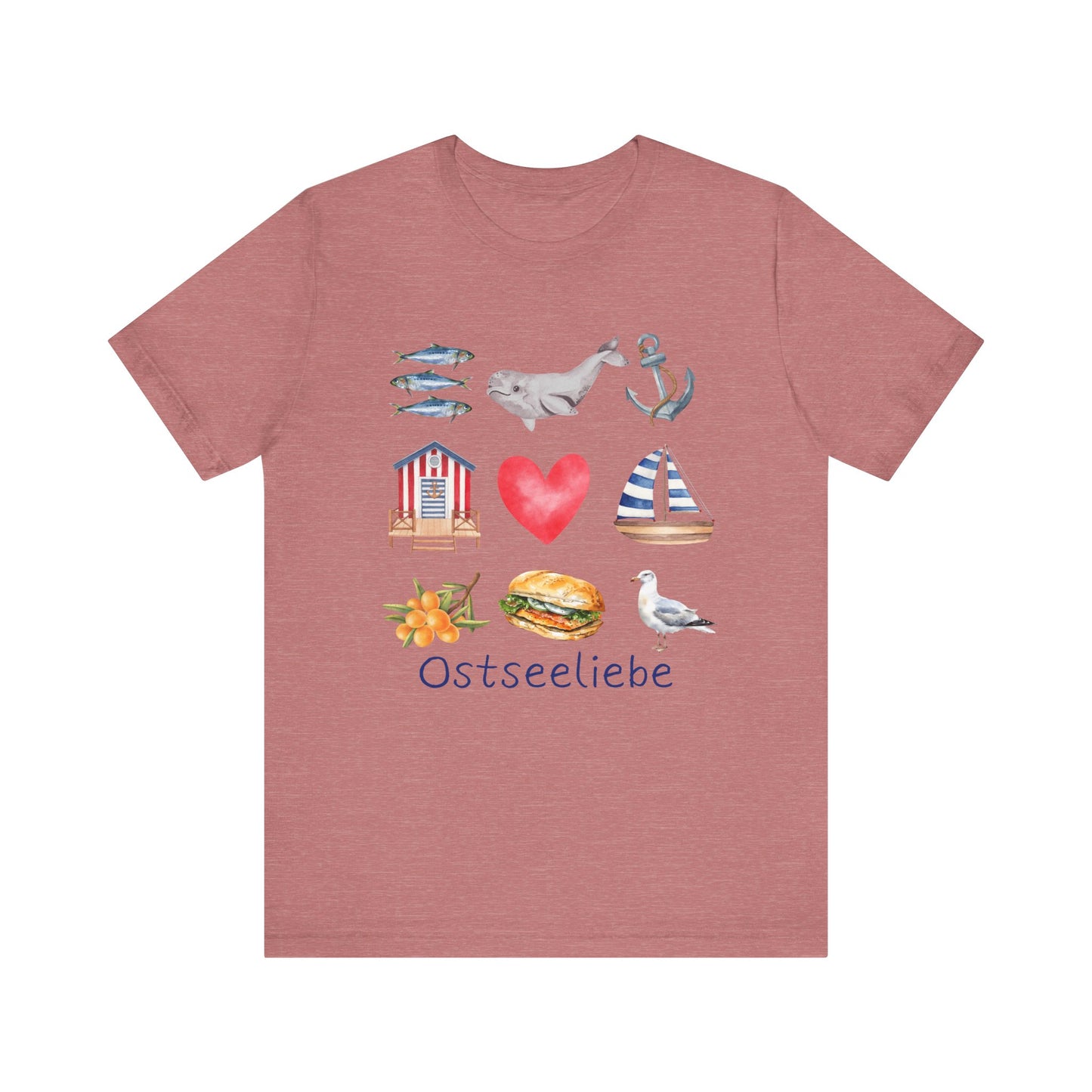 Jersey T-Shirt "Ostseeliebe" S-2XL