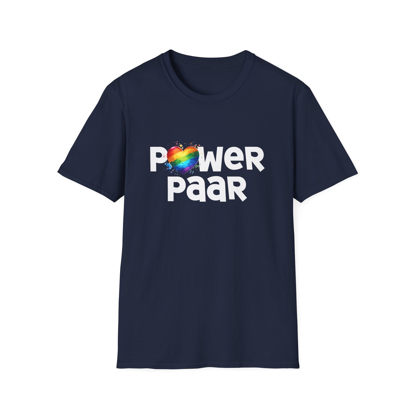 LGBTQ+ Premium T-Shirt "Powerpaar" S-5XL Partnerlook für queere Paare