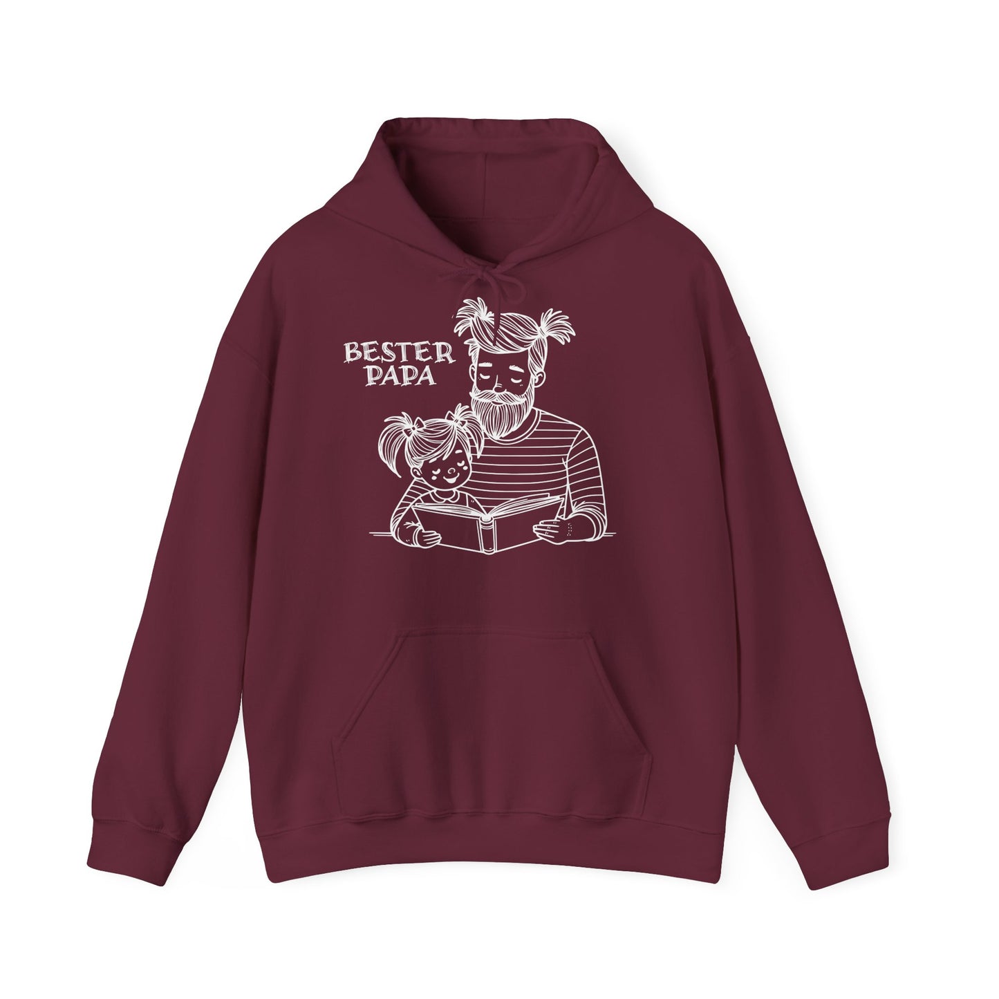 Hoodie "Bester Papa - Tochter" S-5XL für Mädchen-Papas zum Vatertag