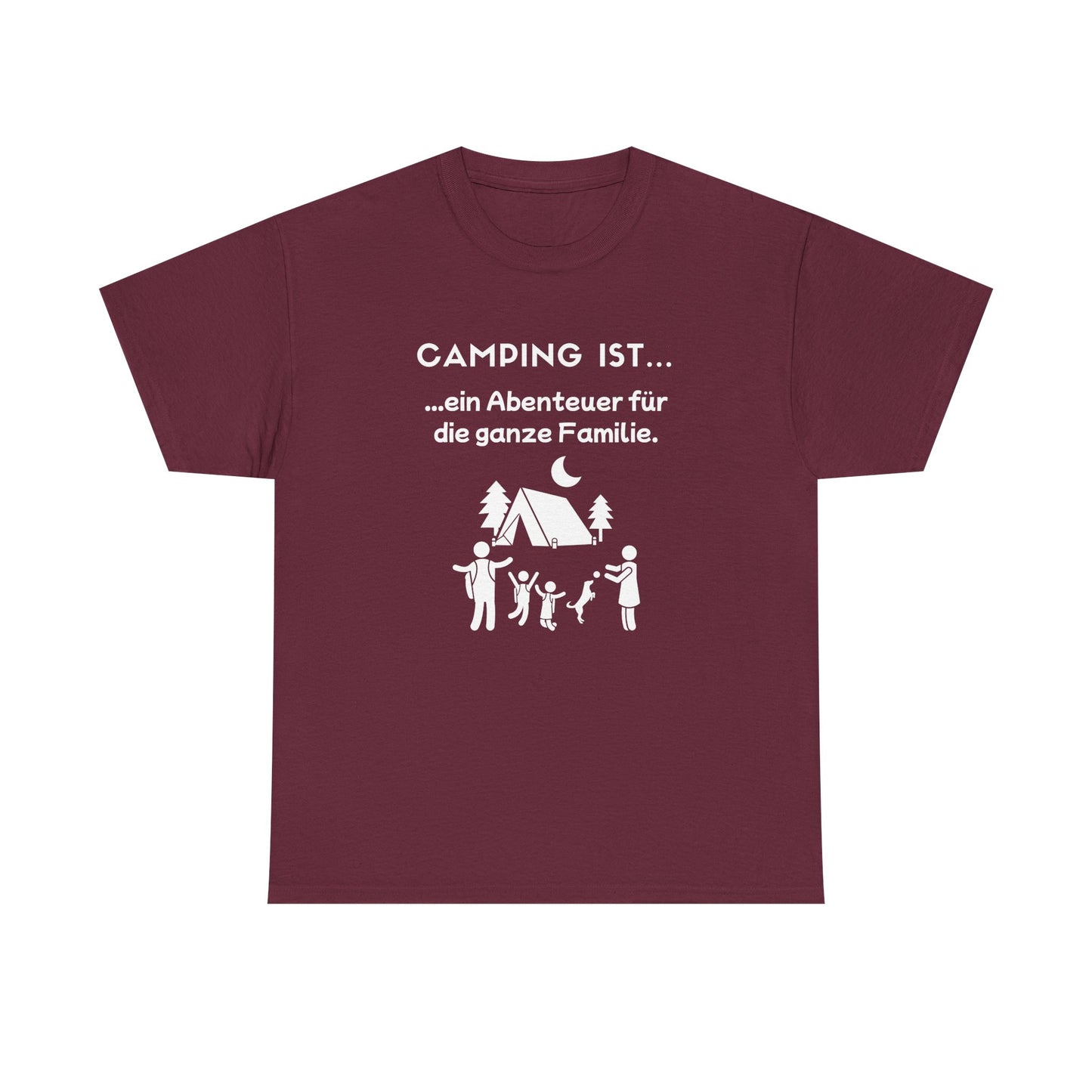 T-Shirt "Camping ist..."- Familienabenteuer S-5XL