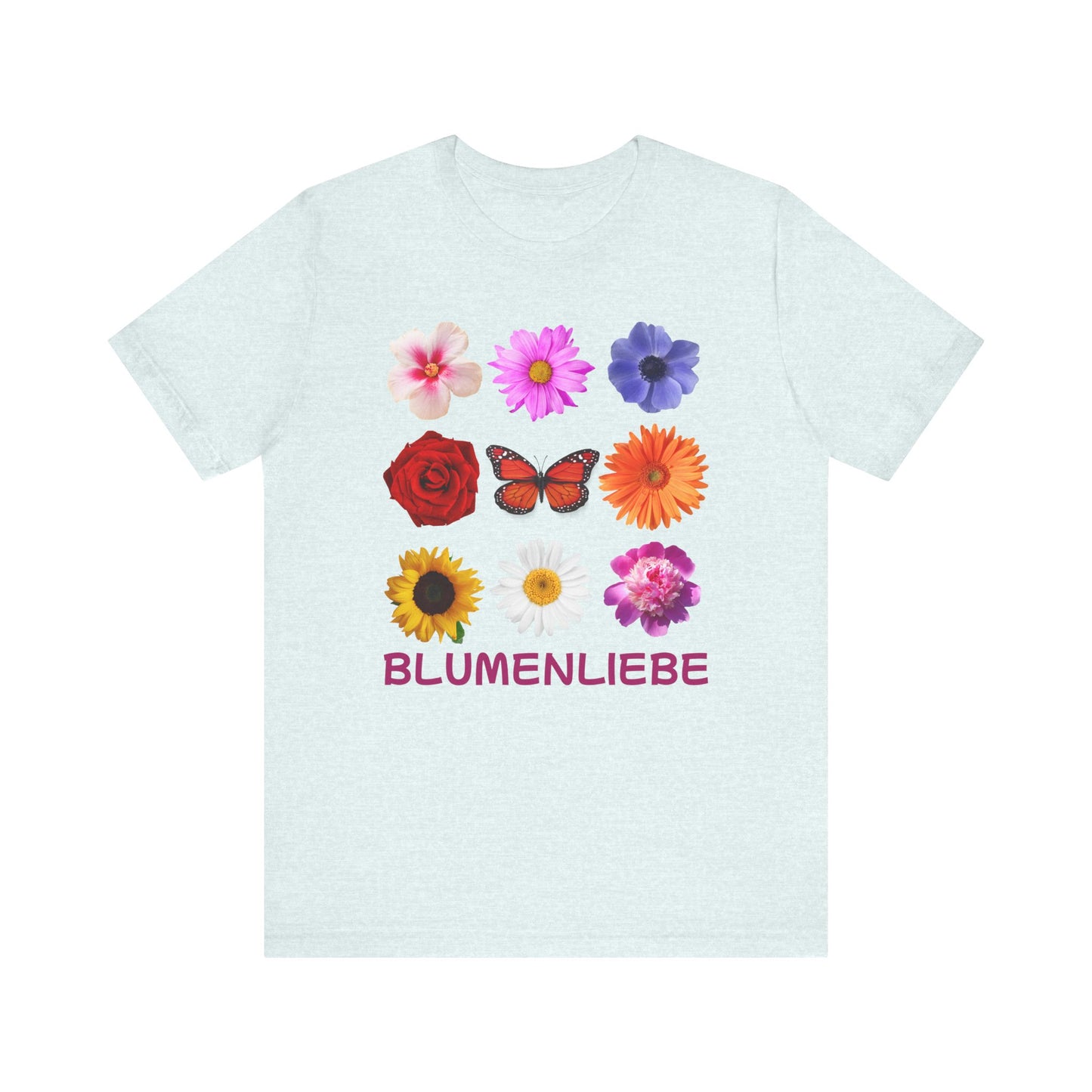 Jersey T-Shirt  „Blumenliebe“ – XS-2XL