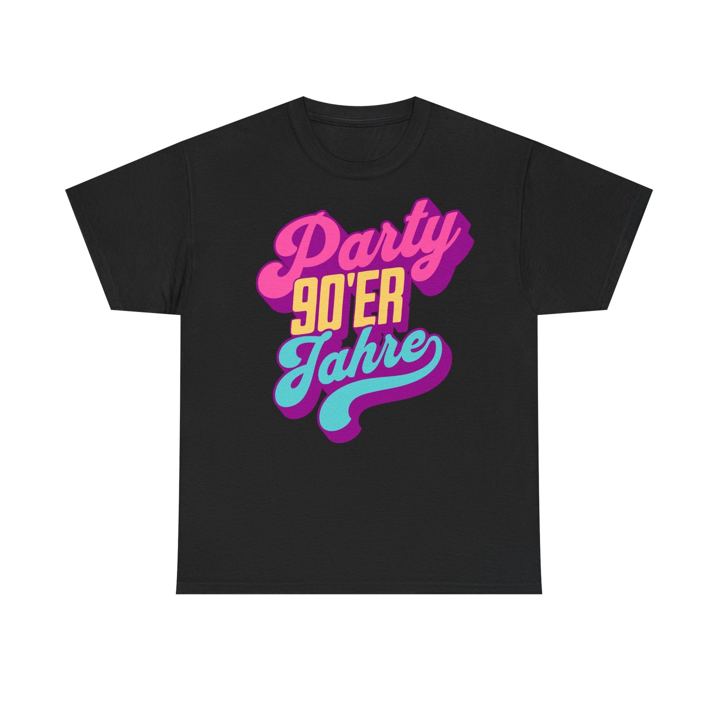 T-Shirt "Party 90er Jahre" S-5XL Retro Look