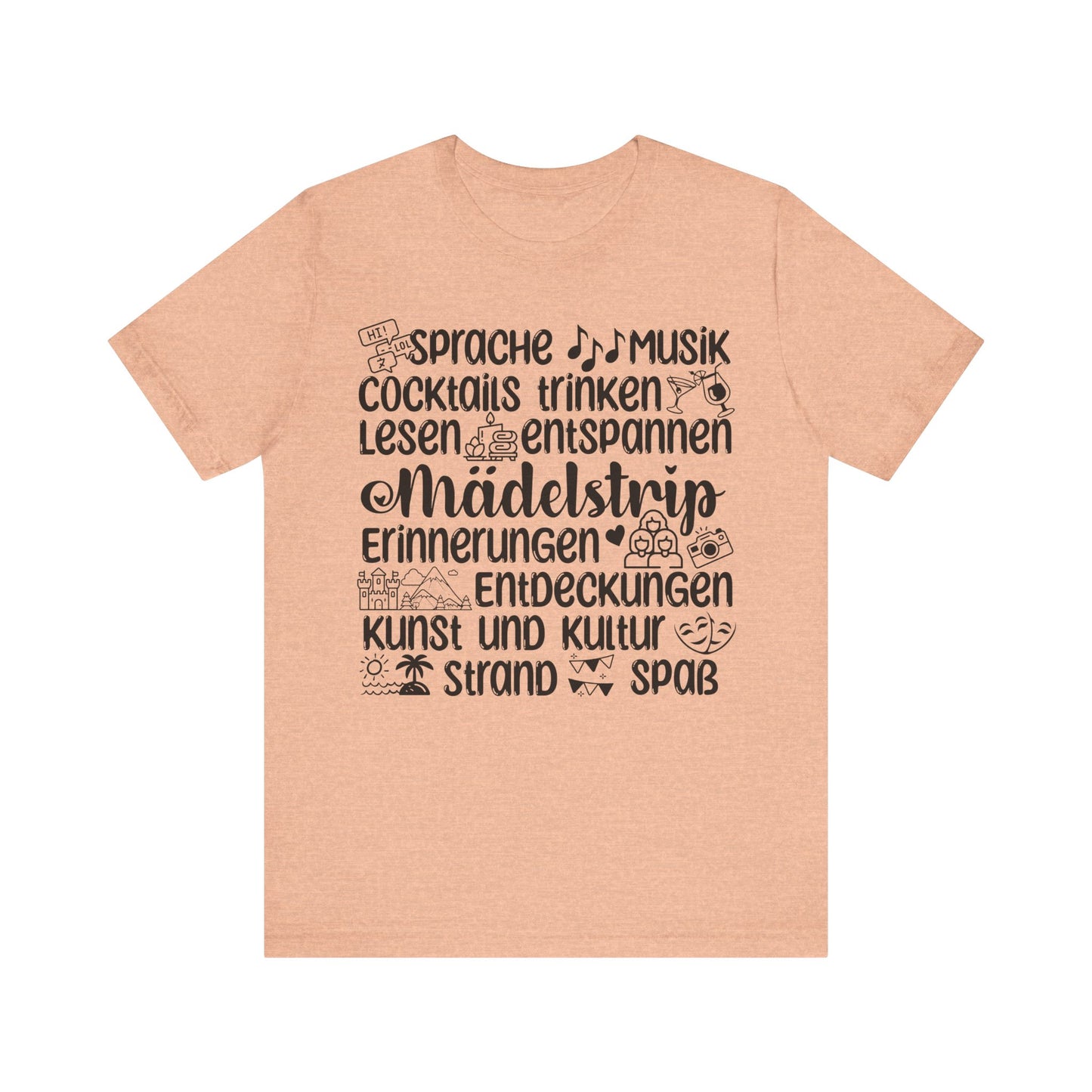 Jersey T-Shirt "Mädelstrip-zeitlos" XS-3XL